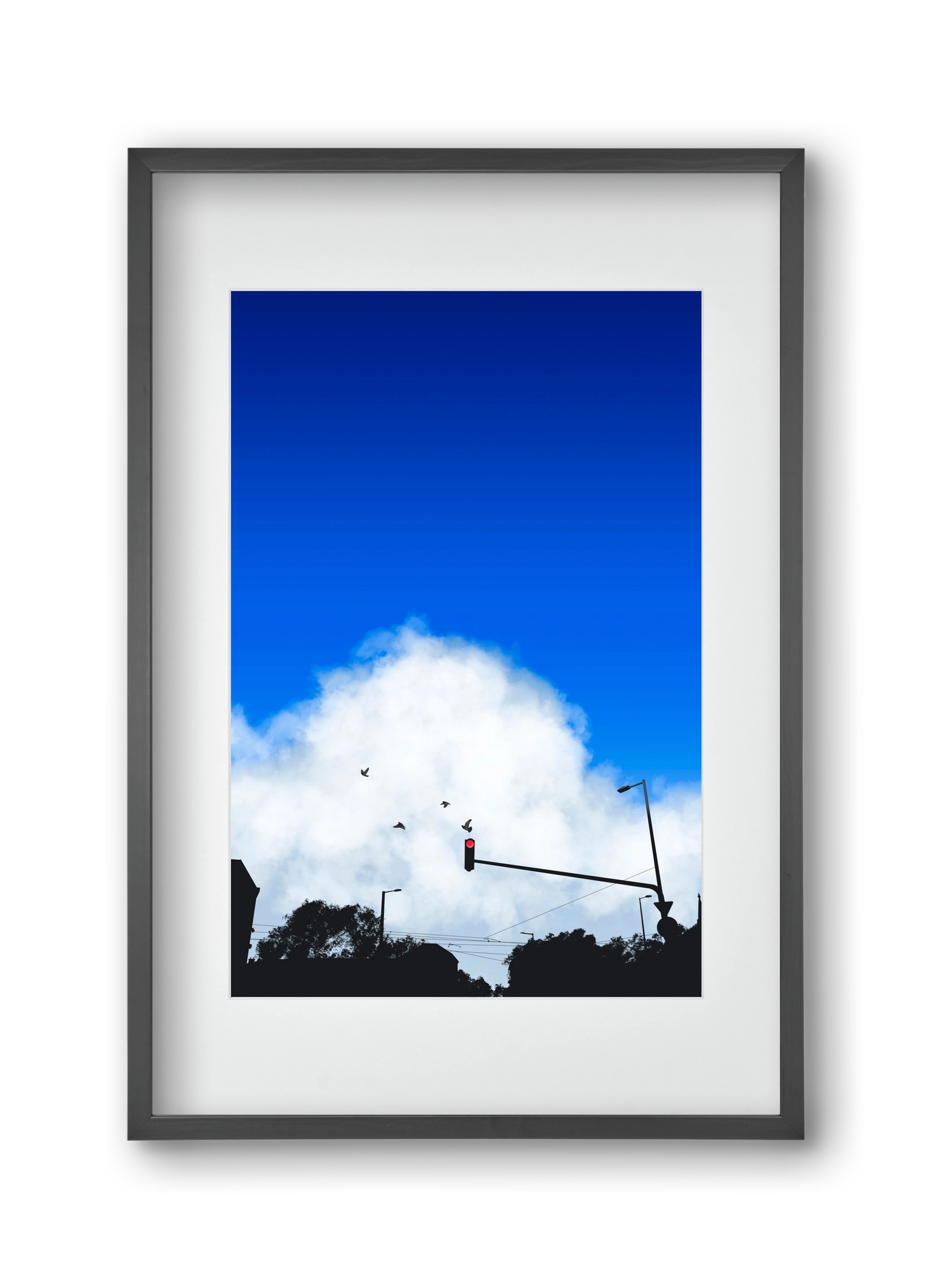 summer tuesday, 30x45 cm (20x30 cm), Fekete keret, paszpartuval