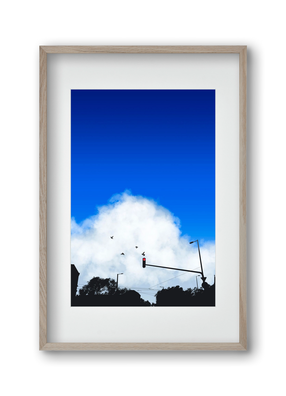 summer tuesday, 30x45 cm (20x30 cm), Tölgy keret, paszpartuval