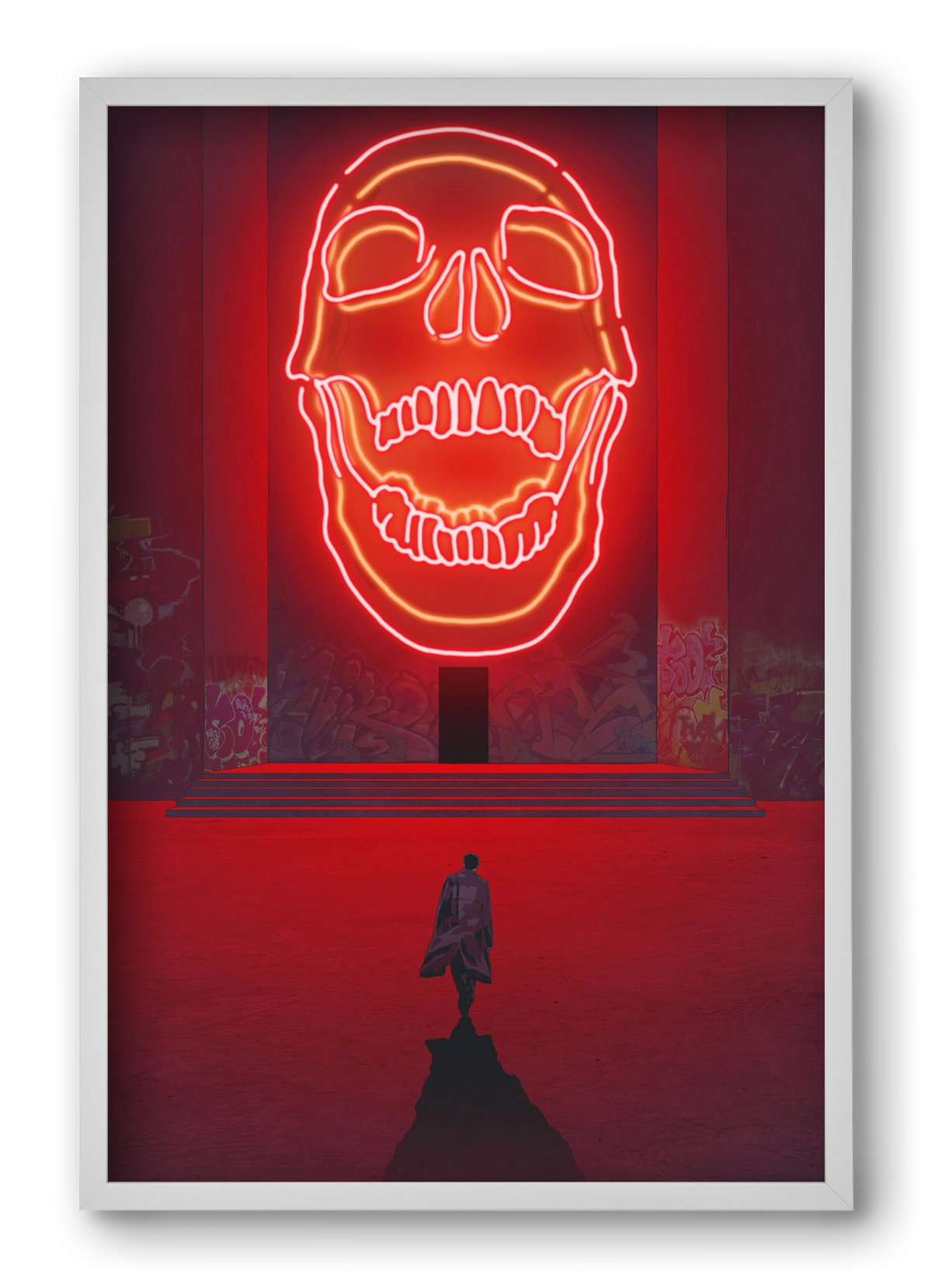 Temple of Passions, 40x60 cm (40x60 cm), Fehér keret