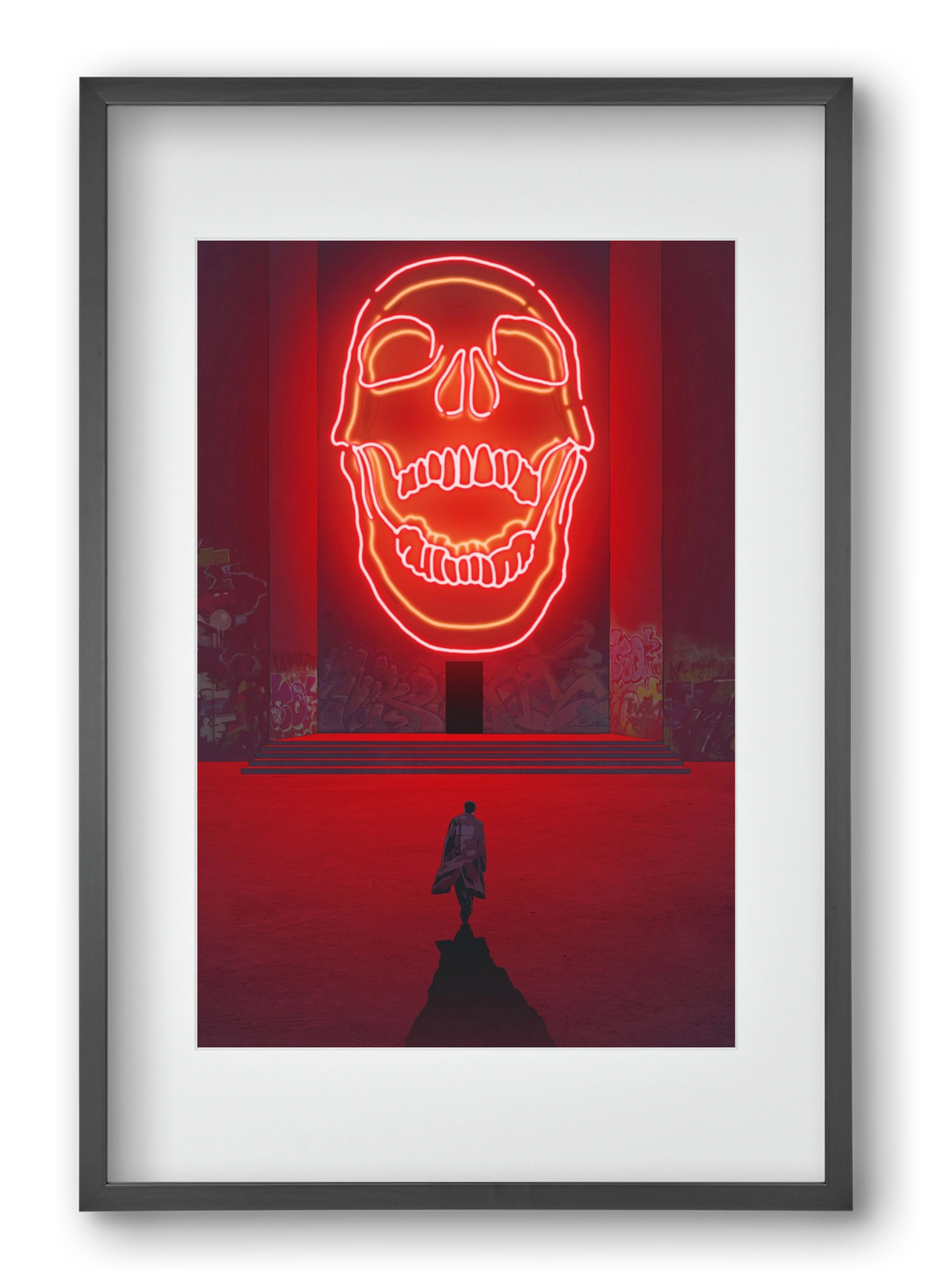 Temple of Passions, 40x60 cm (30x45 cm), Fekete keret, paszpartuval