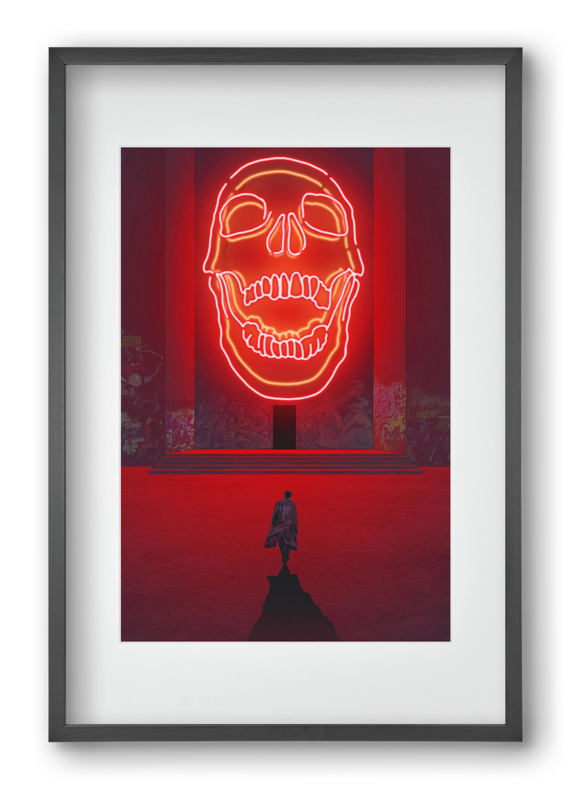 Temple of Passions, 40x60 cm (30x45 cm), Fekete keret, paszpartuval