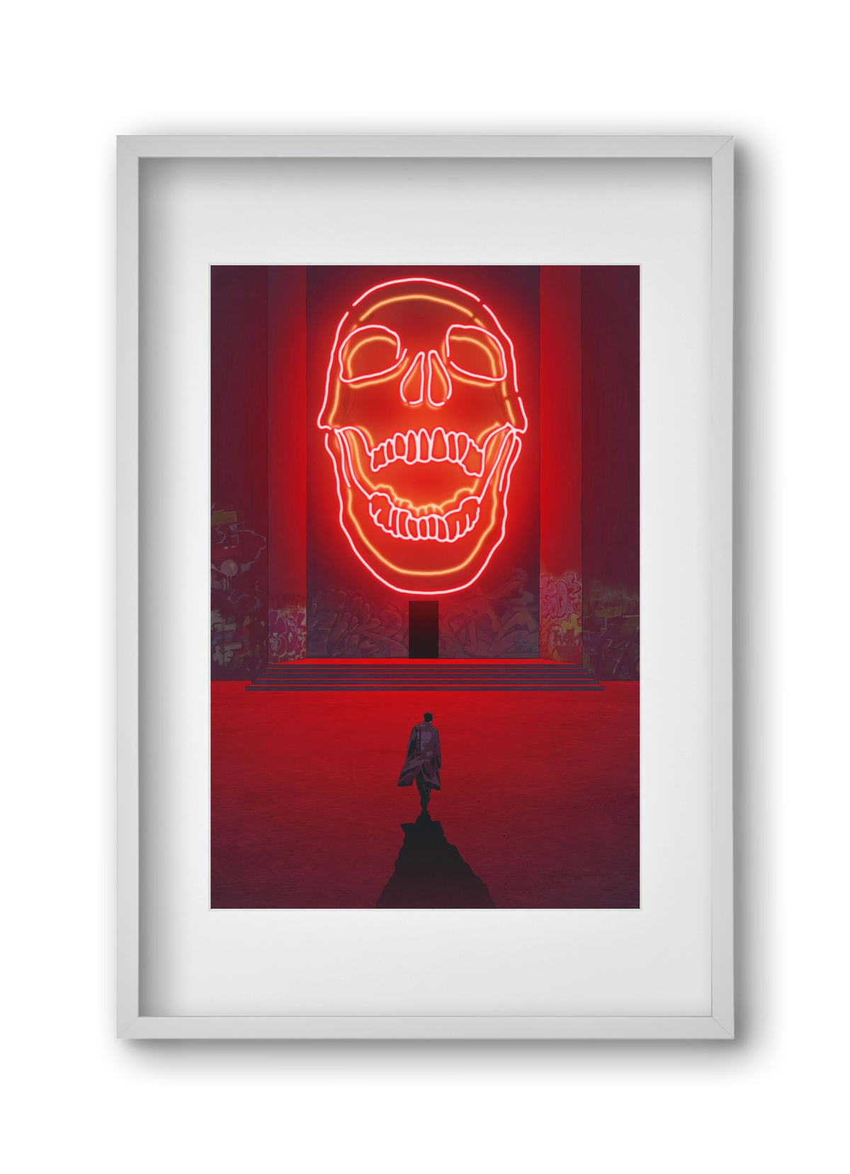 Temple of Passions, 30x45 cm (20x30 cm), Fehér keret, paszpartuval