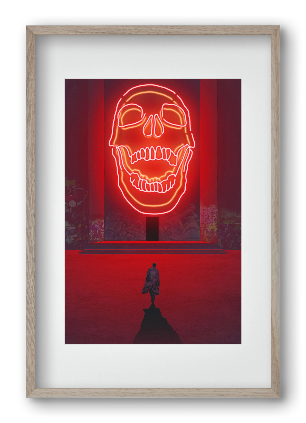 Temple of Passions, 40x60 cm (30x45 cm), Tölgy keret, paszpartuval