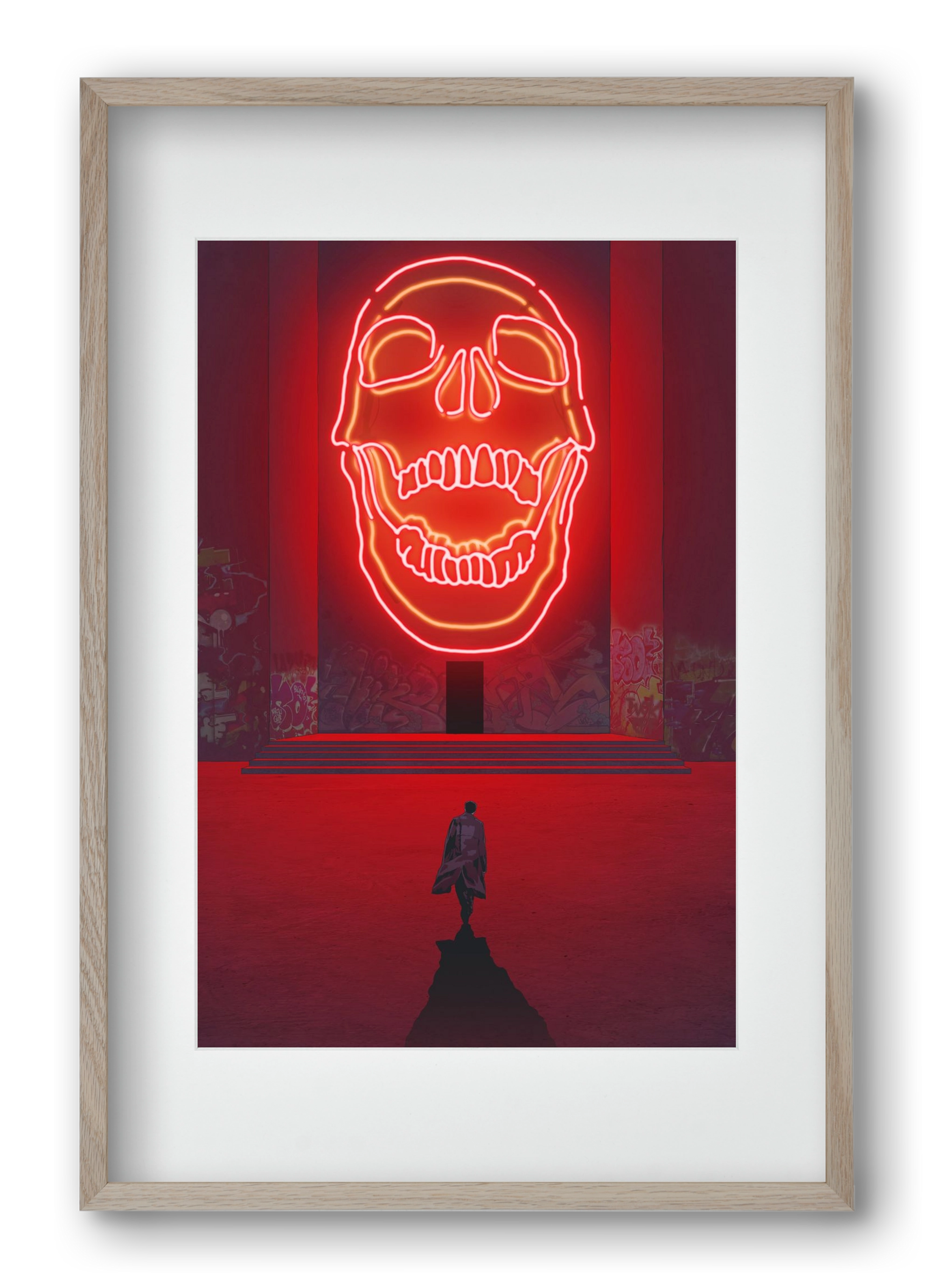 Temple of Passions, 40x60 cm (30x45 cm), Tölgy keret, paszpartuval