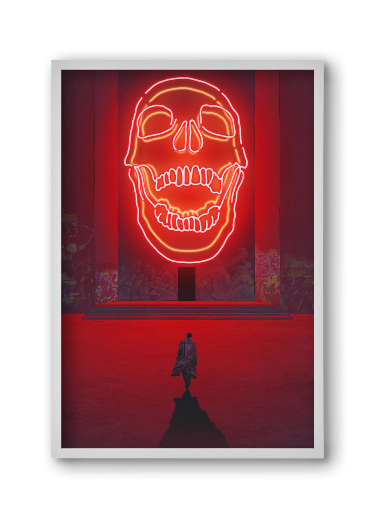 Temple of Passions, 30x45 cm (30x45 cm), Fehér keret