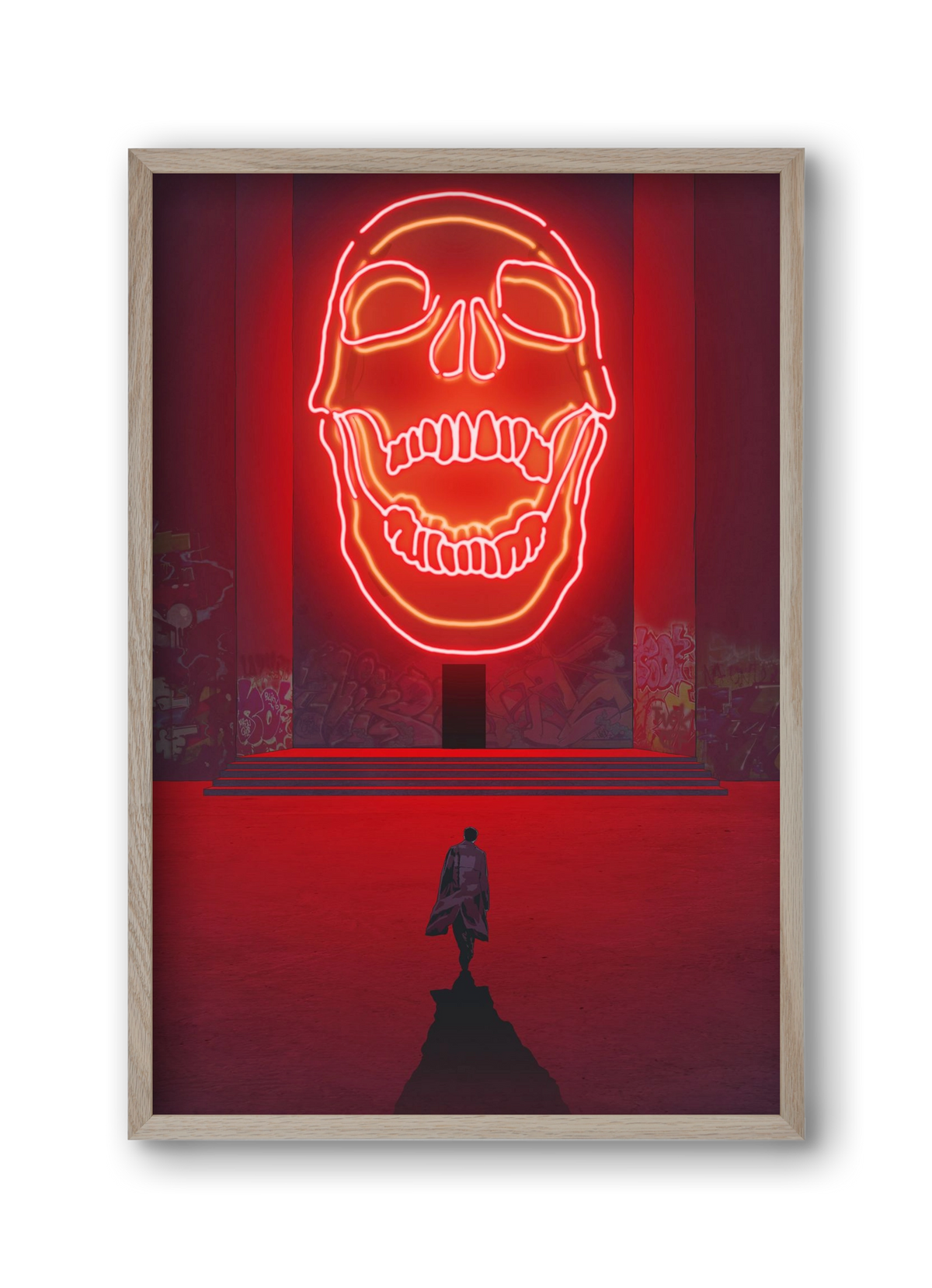 Temple of Passions, 30x45 cm (30x45 cm), Tölgy keret