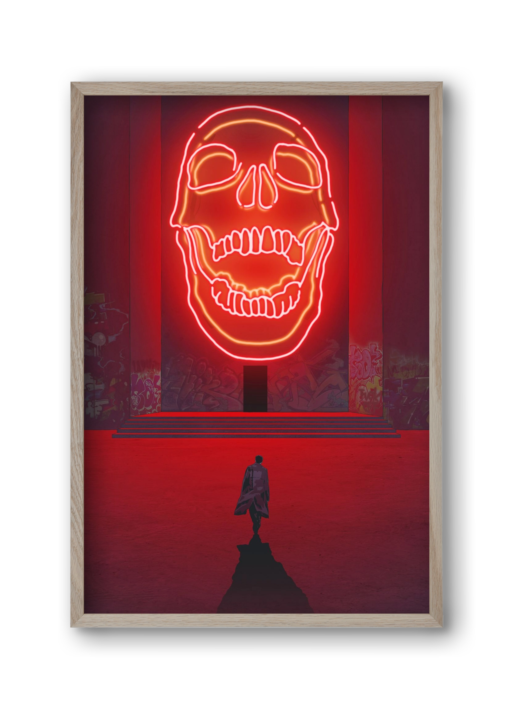 Temple of Passions, 30x45 cm (30x45 cm), Tölgy keret