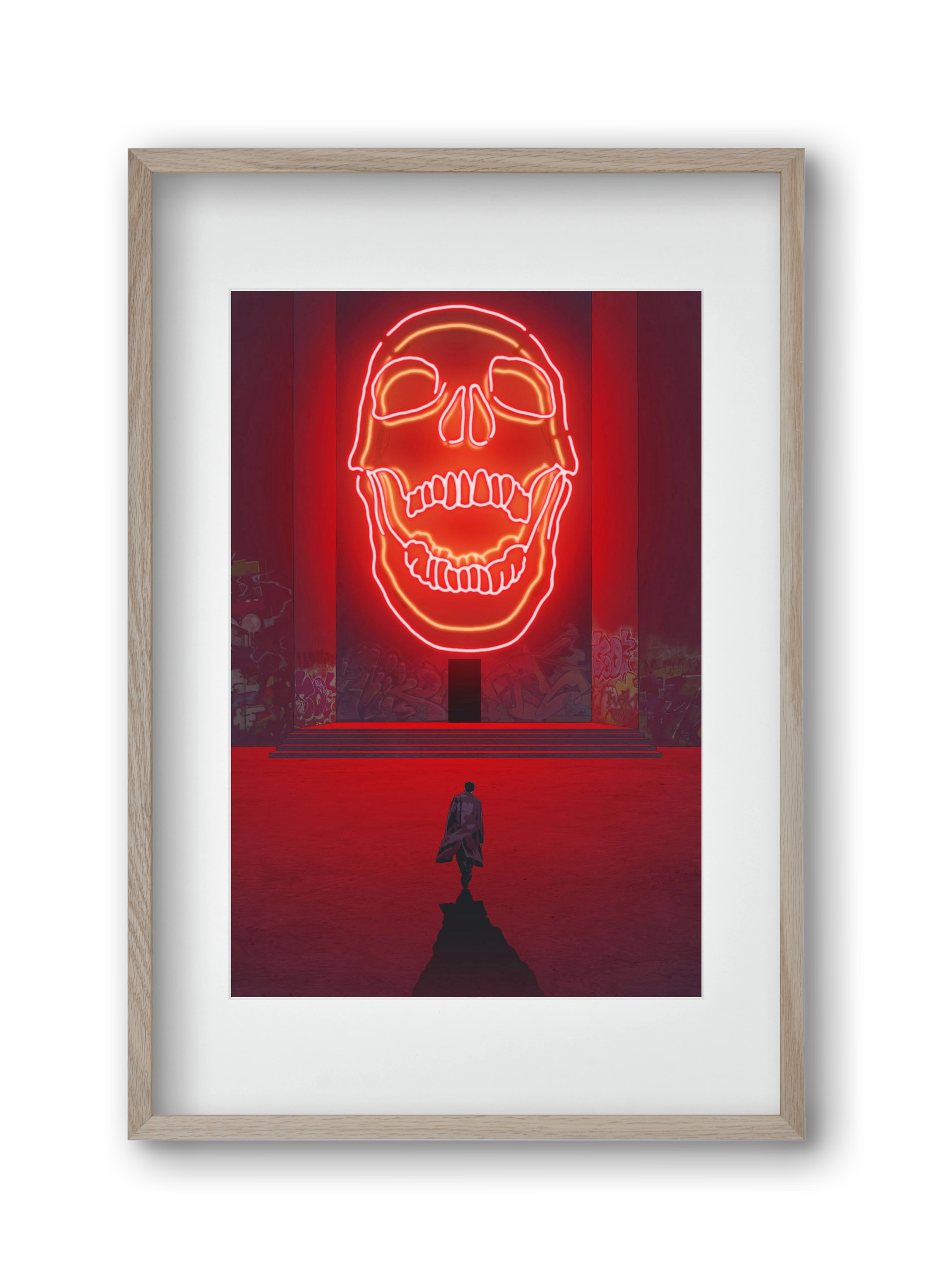 Temple of Passions, 30x45 cm (20x30 cm), Tölgy keret, paszpartuval