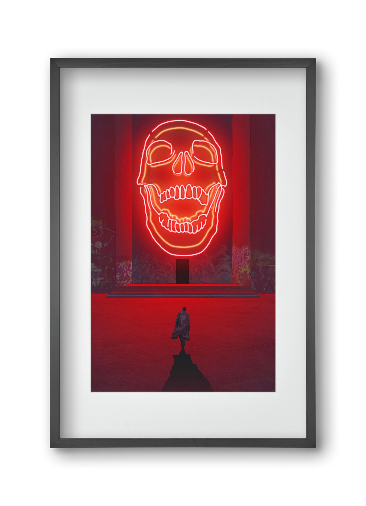 Temple of Passions, 30x45 cm (20x30 cm), Fekete keret, paszpartuval