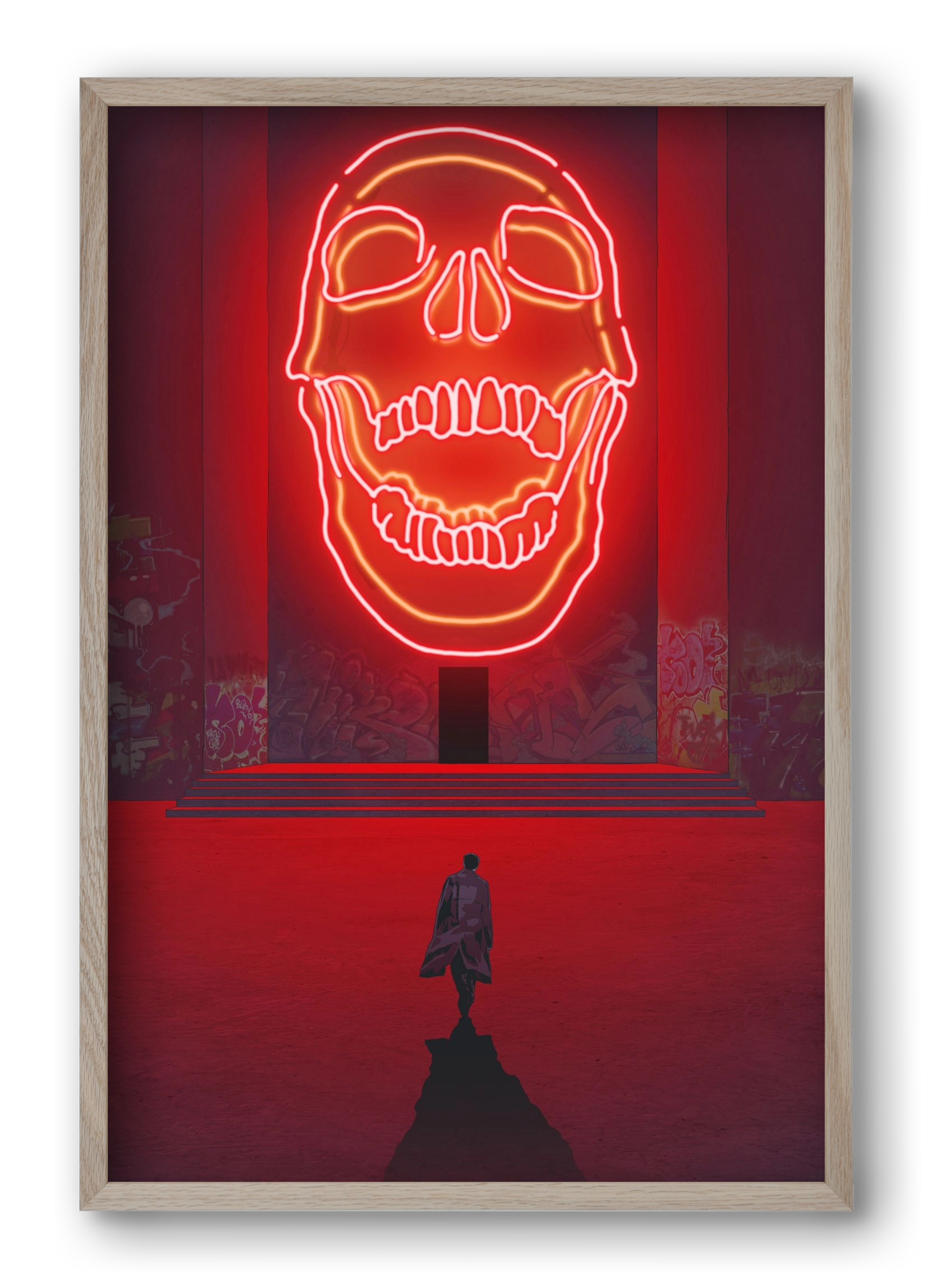 Temple of Passions, 40x60 cm (40x60 cm), Tölgy keret