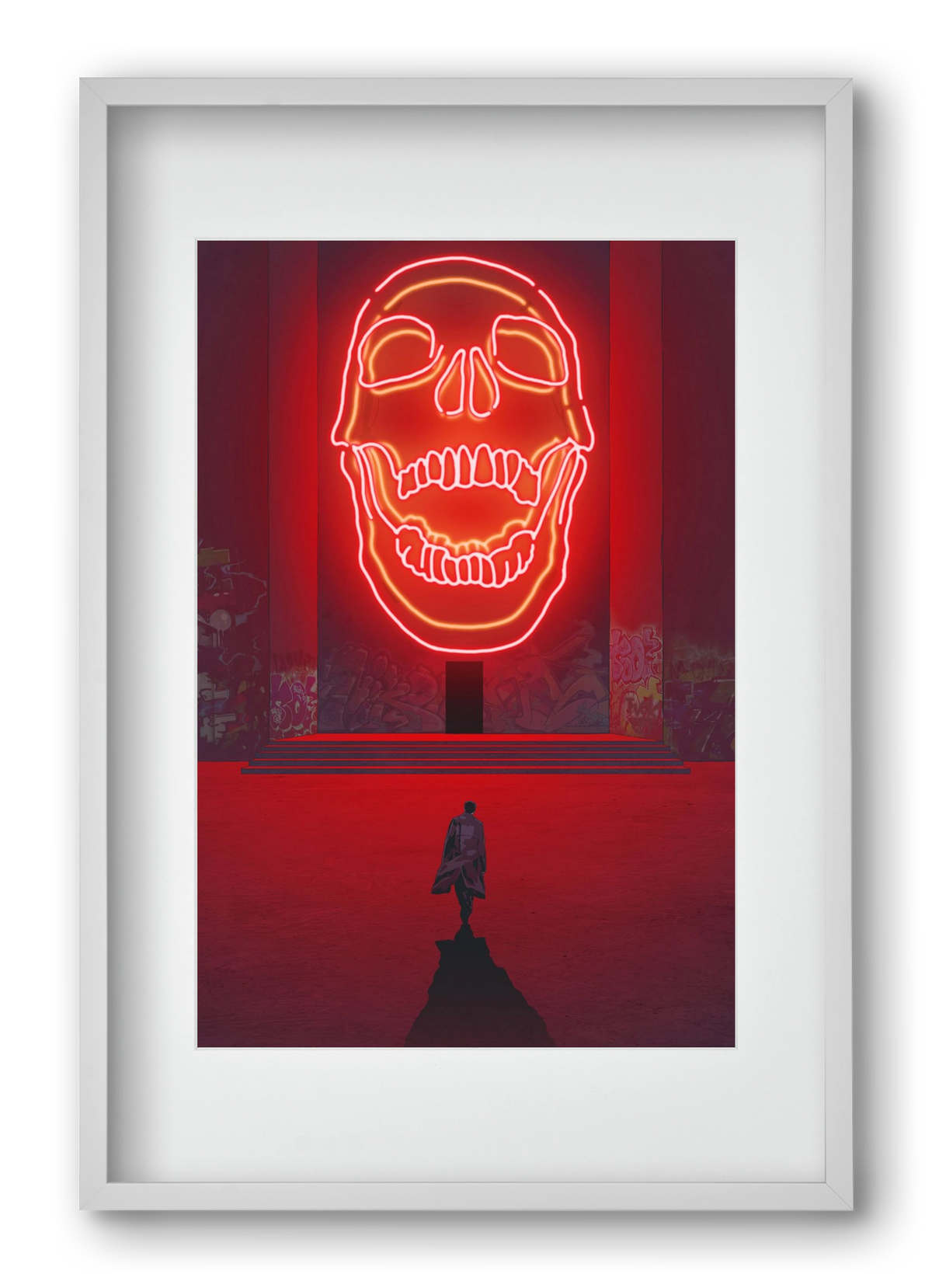 Temple of Passions, 40x60 cm (30x45 cm), Fehér keret, paszpartuval