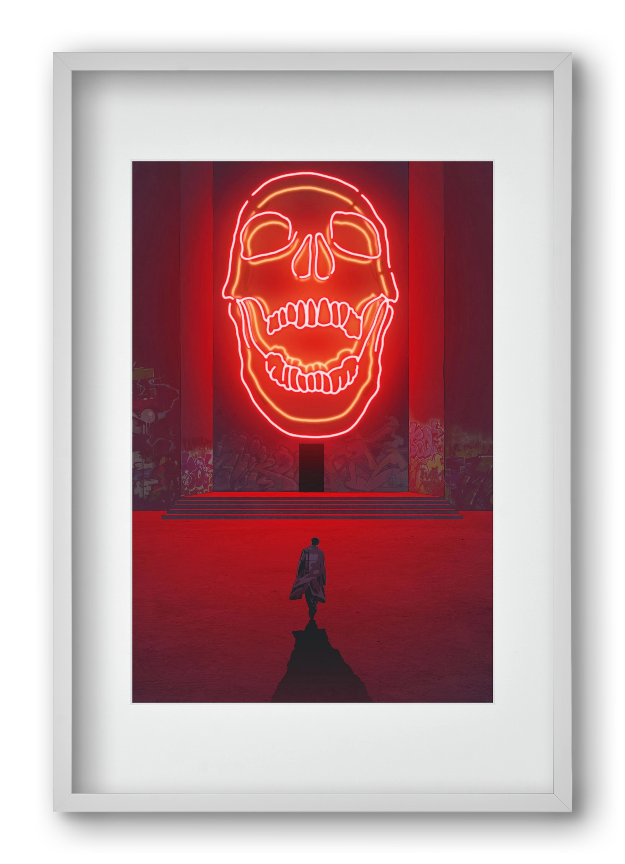 Temple of Passions, 40x60 cm (30x45 cm), Fehér keret, paszpartuval