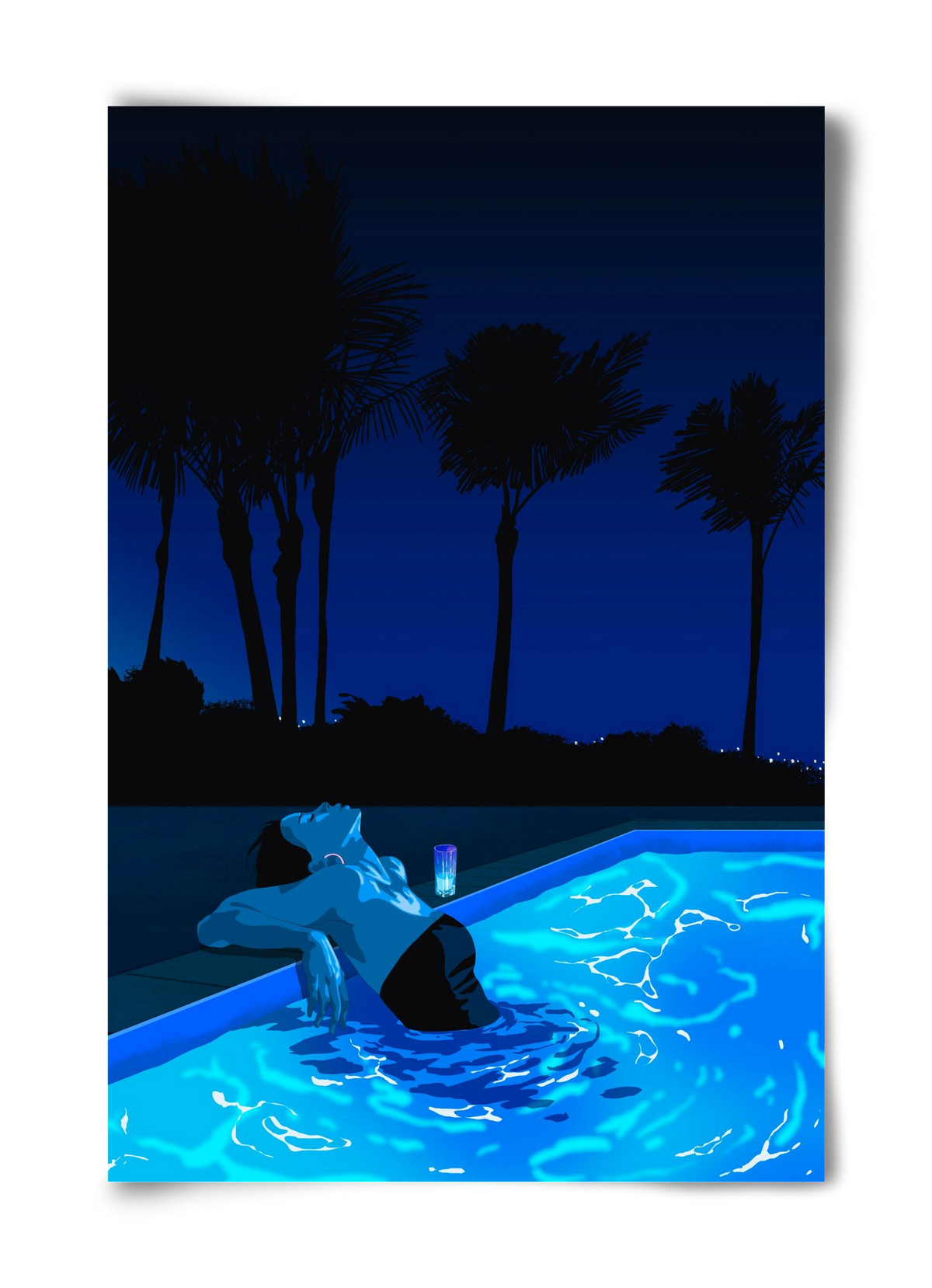 The Waiting Blues - The Pool, 40x60 cm, Keret nélkül
