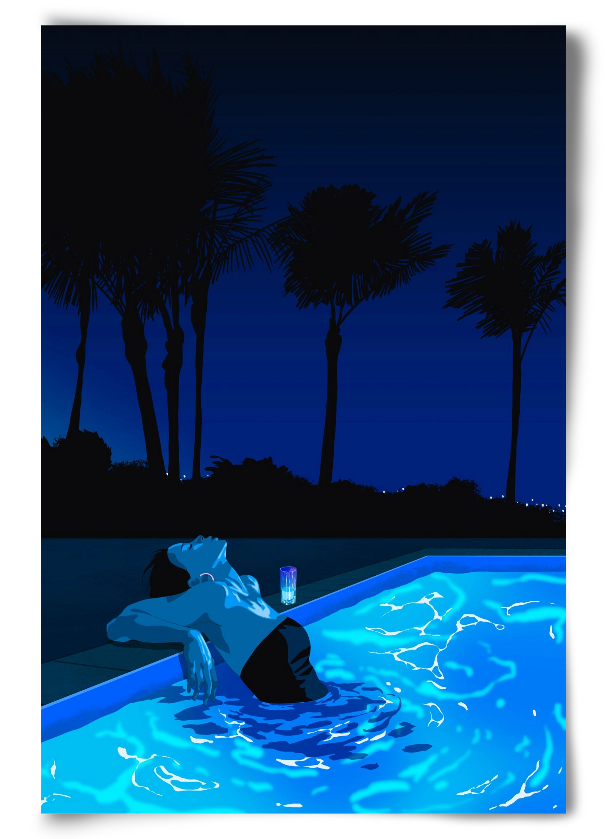 The Waiting Blues - The Pool, 60x90 cm, Keret nélkül
