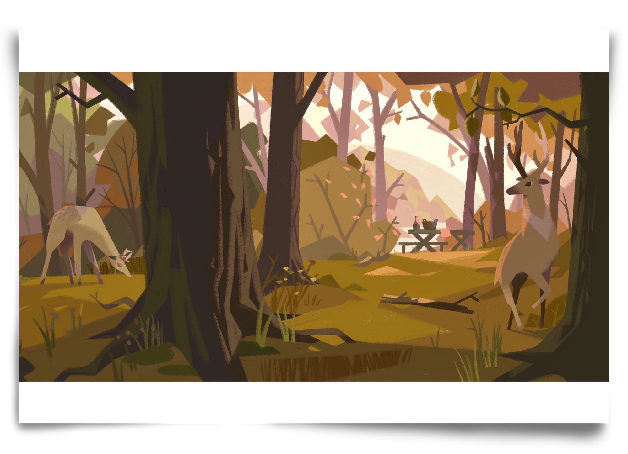 Autumn vibes, 90x60 cm, Keret nélkül