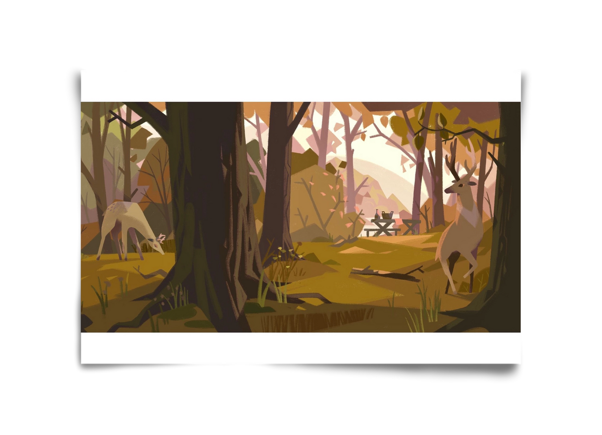 Autumn vibes, 45x30 cm, Keret nélkül