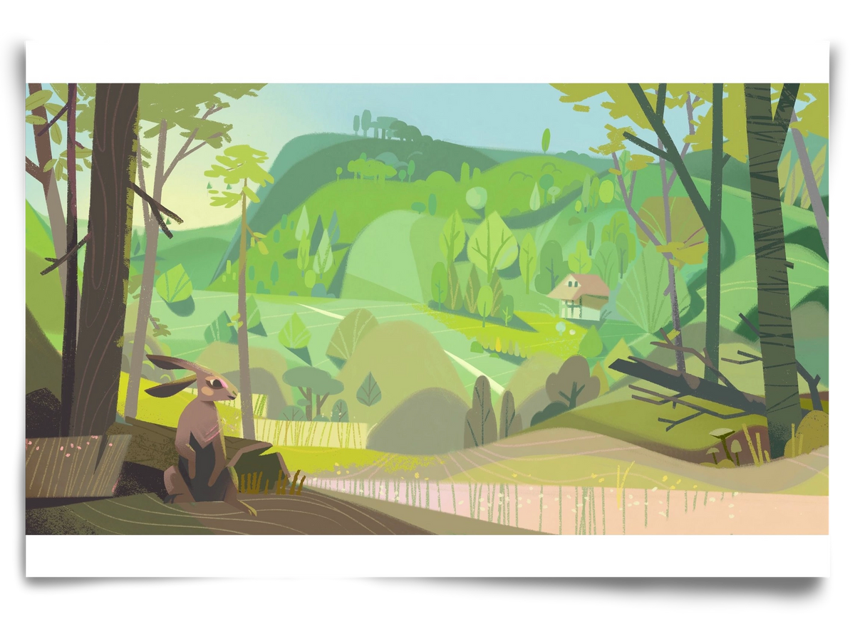 Meadow, 90x60 cm, Keret nélkül