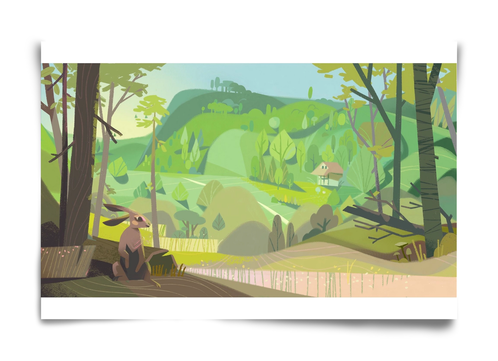 Meadow, 60x40 cm, Keret nélkül