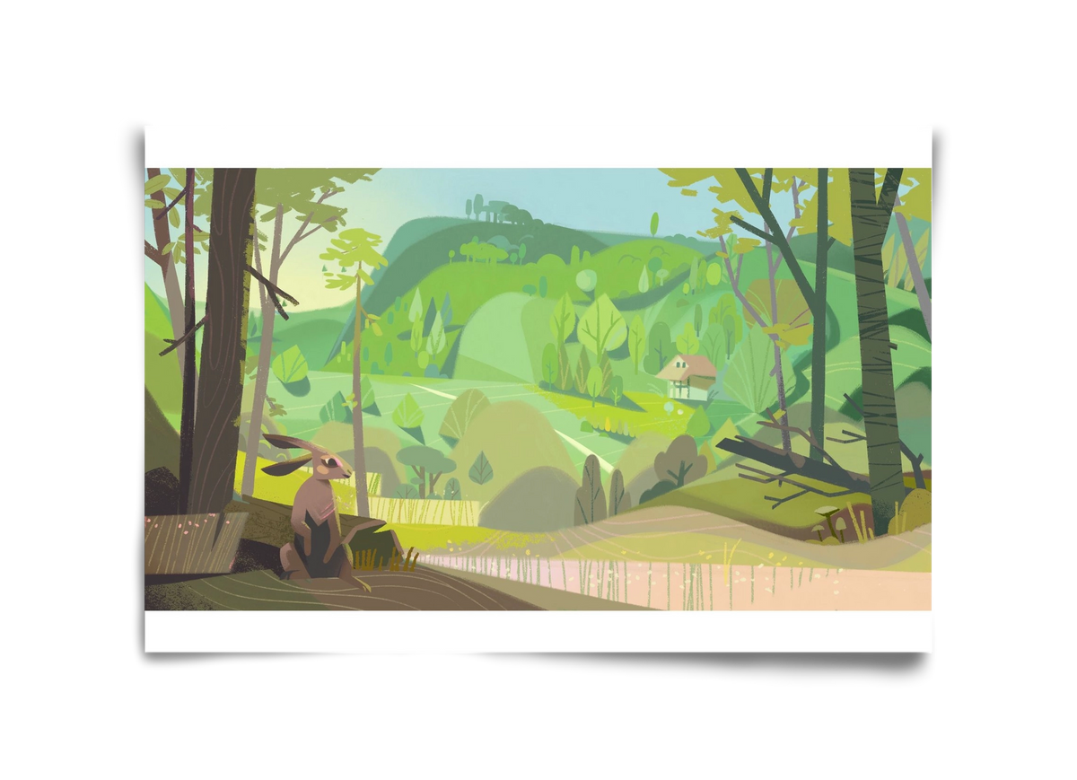 Meadow, 45x30 cm, Keret nélkül