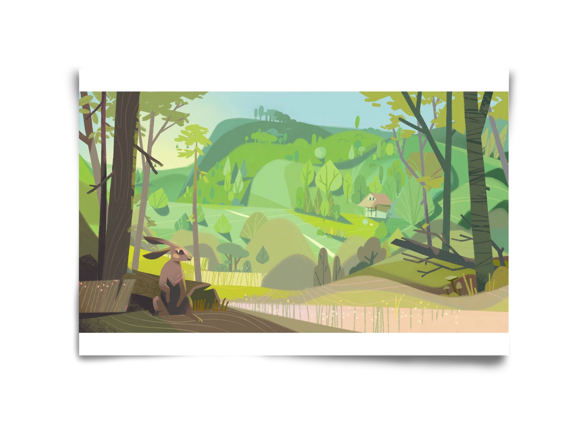 Meadow, 45x30 cm, Keret nélkül