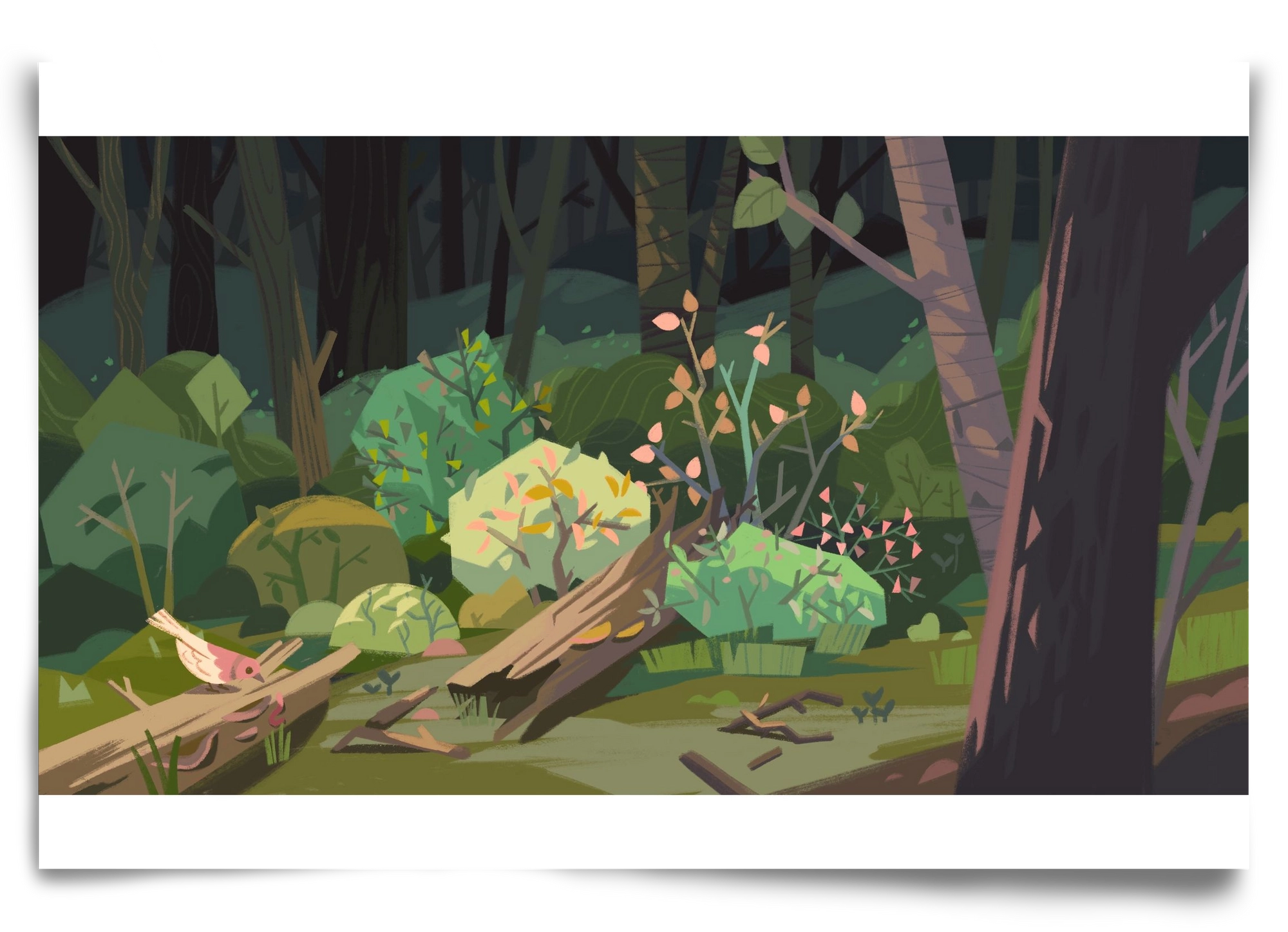 Forest, 90x60 cm, Keret nélkül