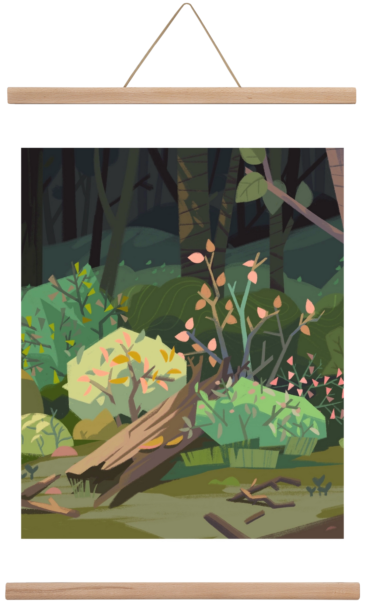 Forest, 60x40 cm (60x40 cm), Tölgy akasztó