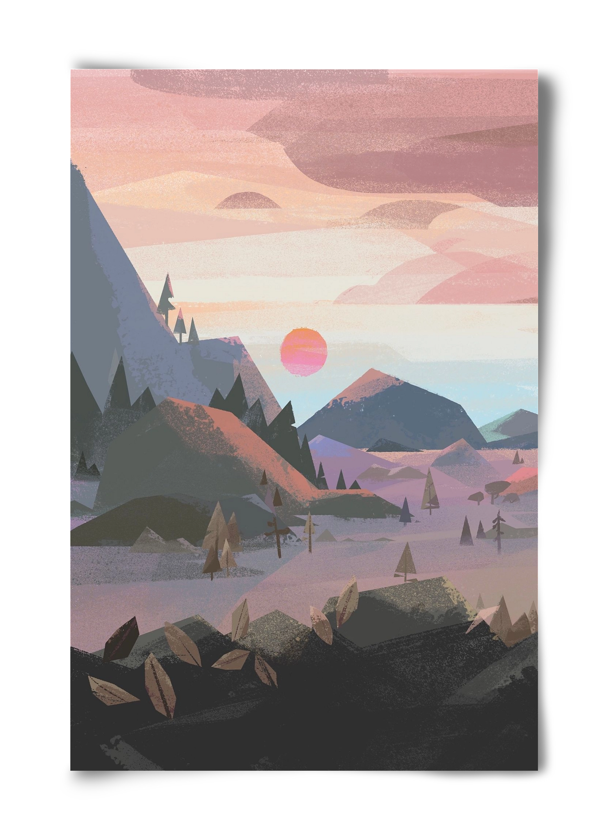 Sunrise, 40x60 cm, Keret nélkül