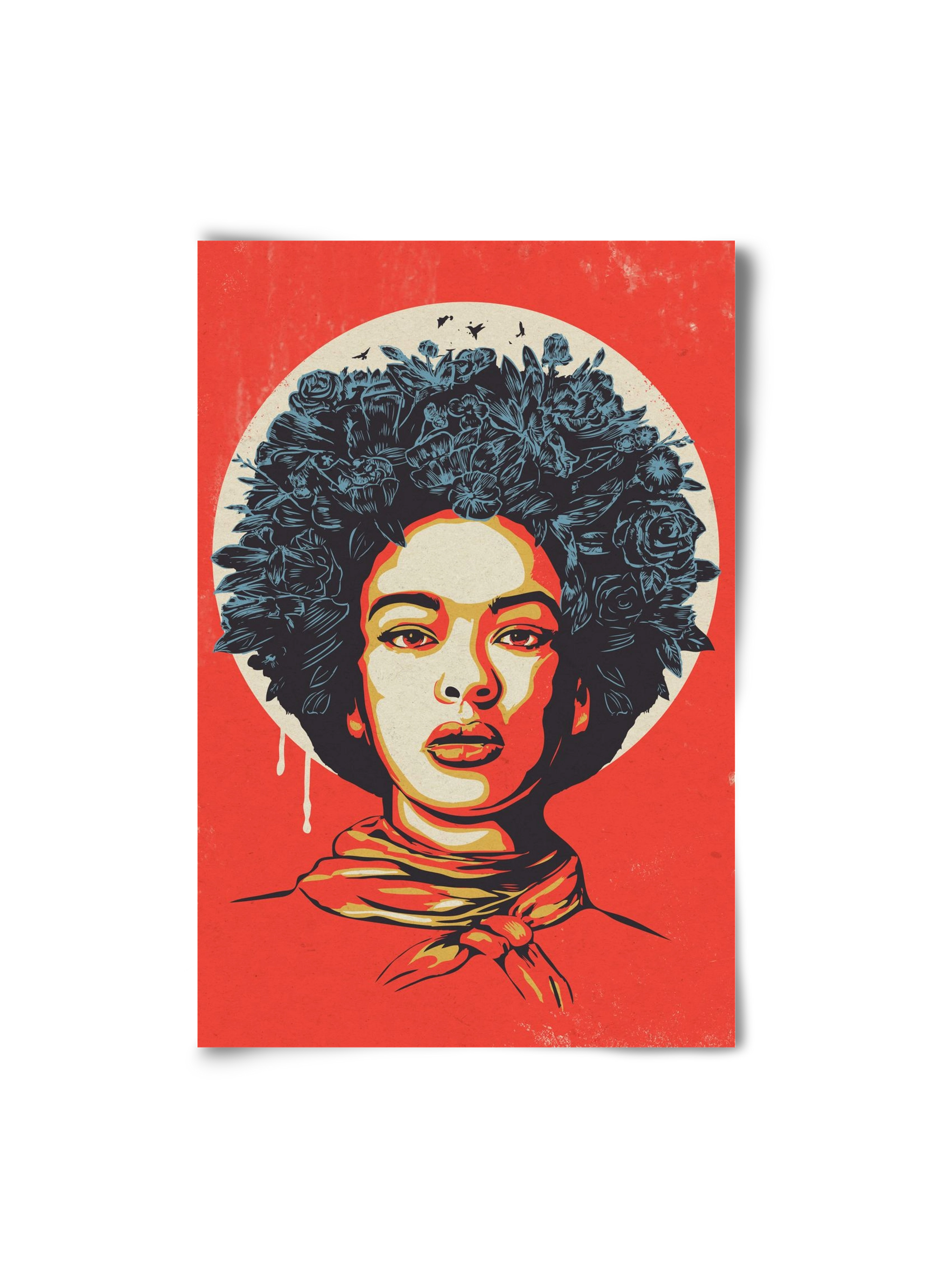 Flower Power, 20x30 cm, Keret nélkül