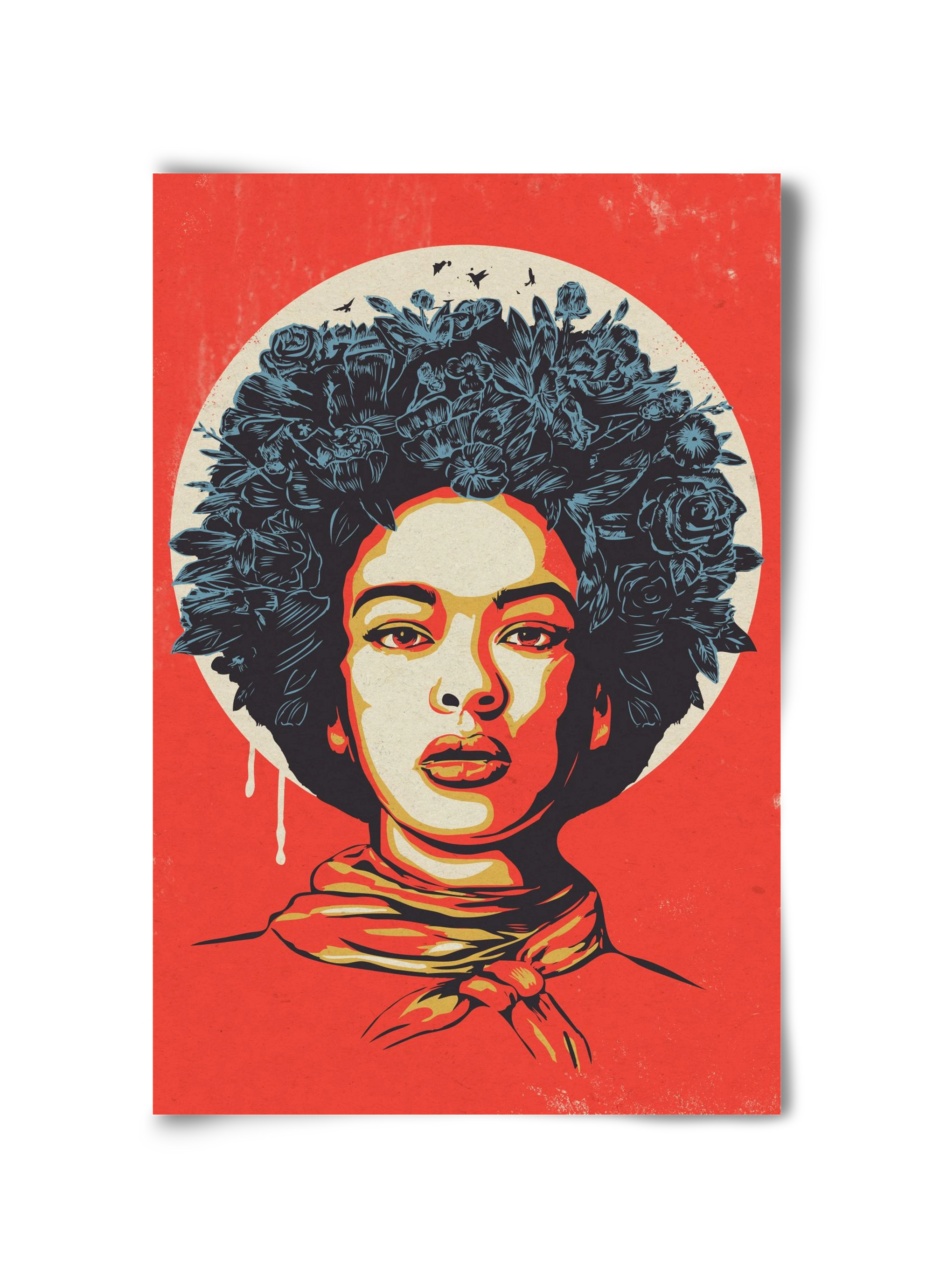 Flower Power, 30x45 cm, Keret nélkül