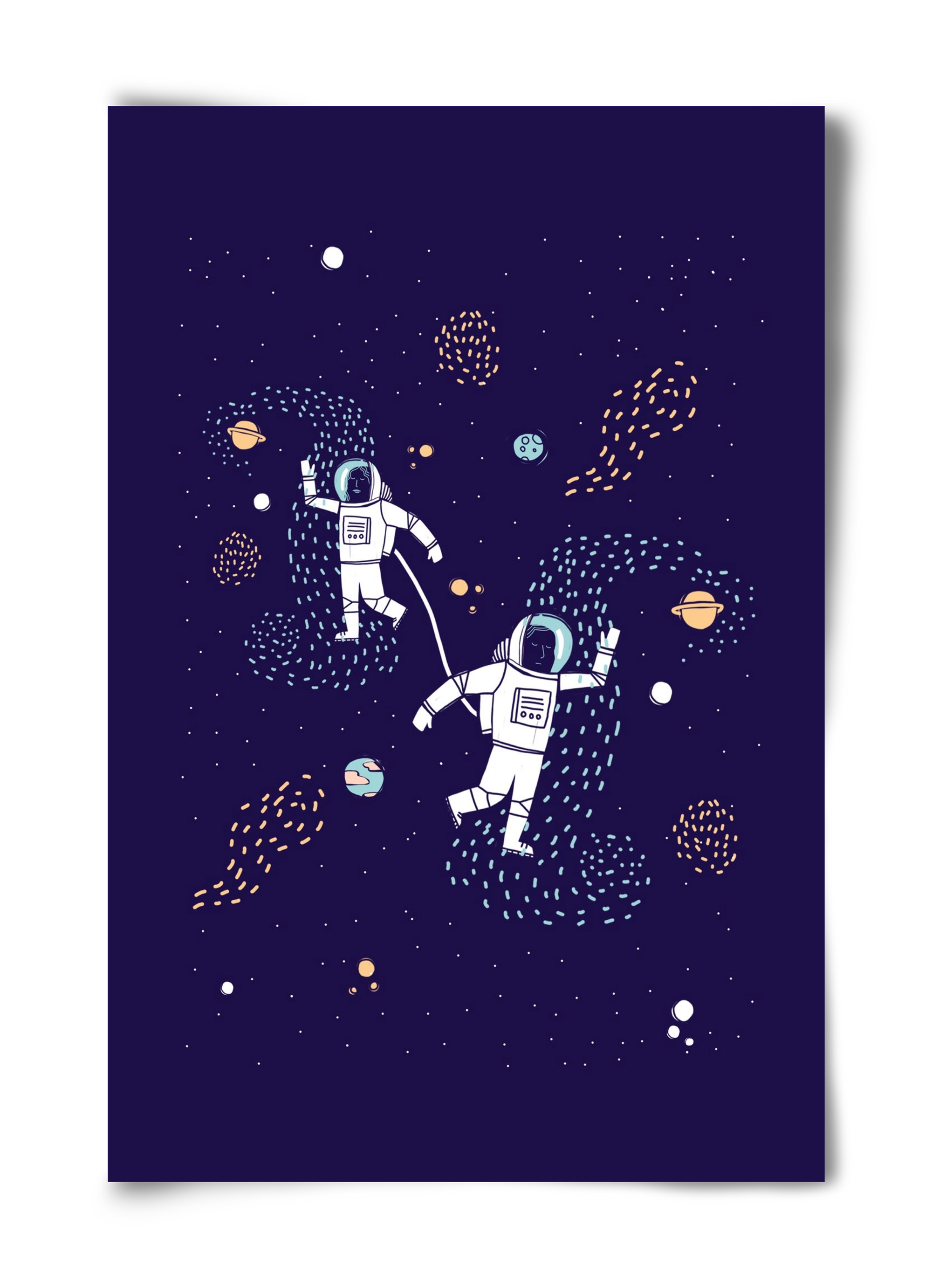 Space love, 40x60 cm, Keret nélkül