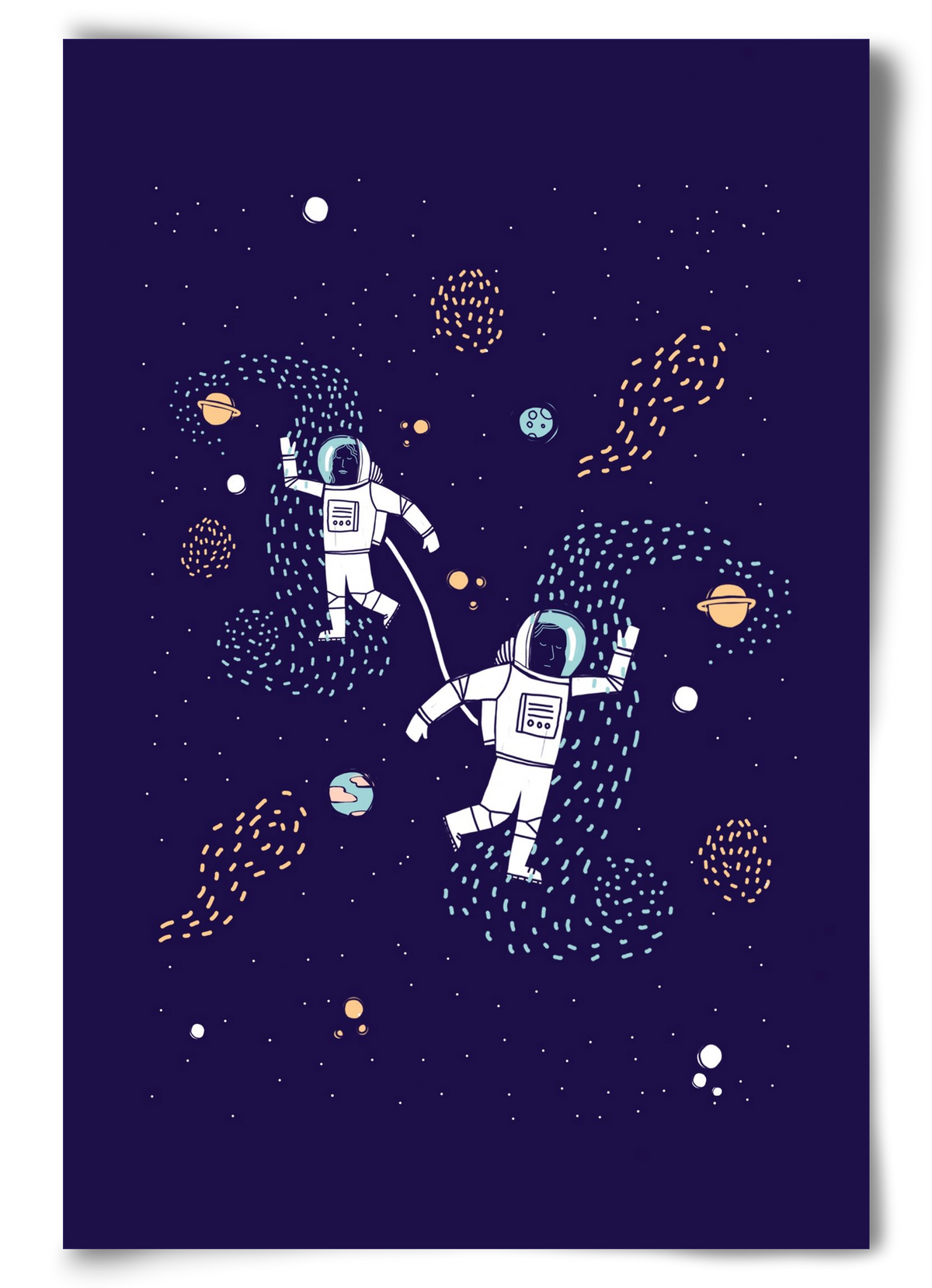 Space love, 60x90 cm, Keret nélkül