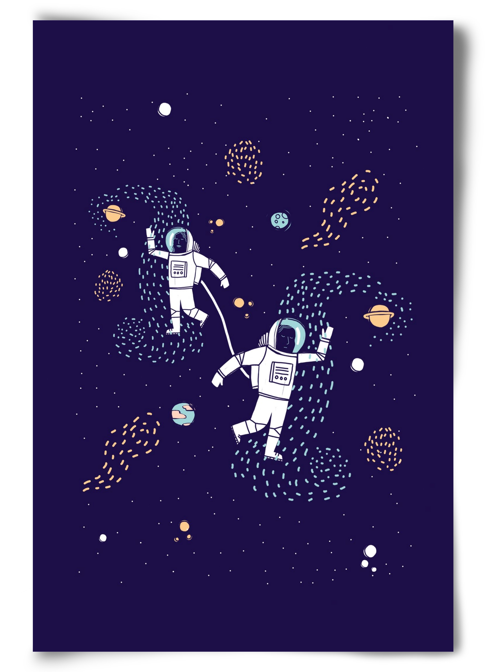 Space love, 60x90 cm, Keret nélkül