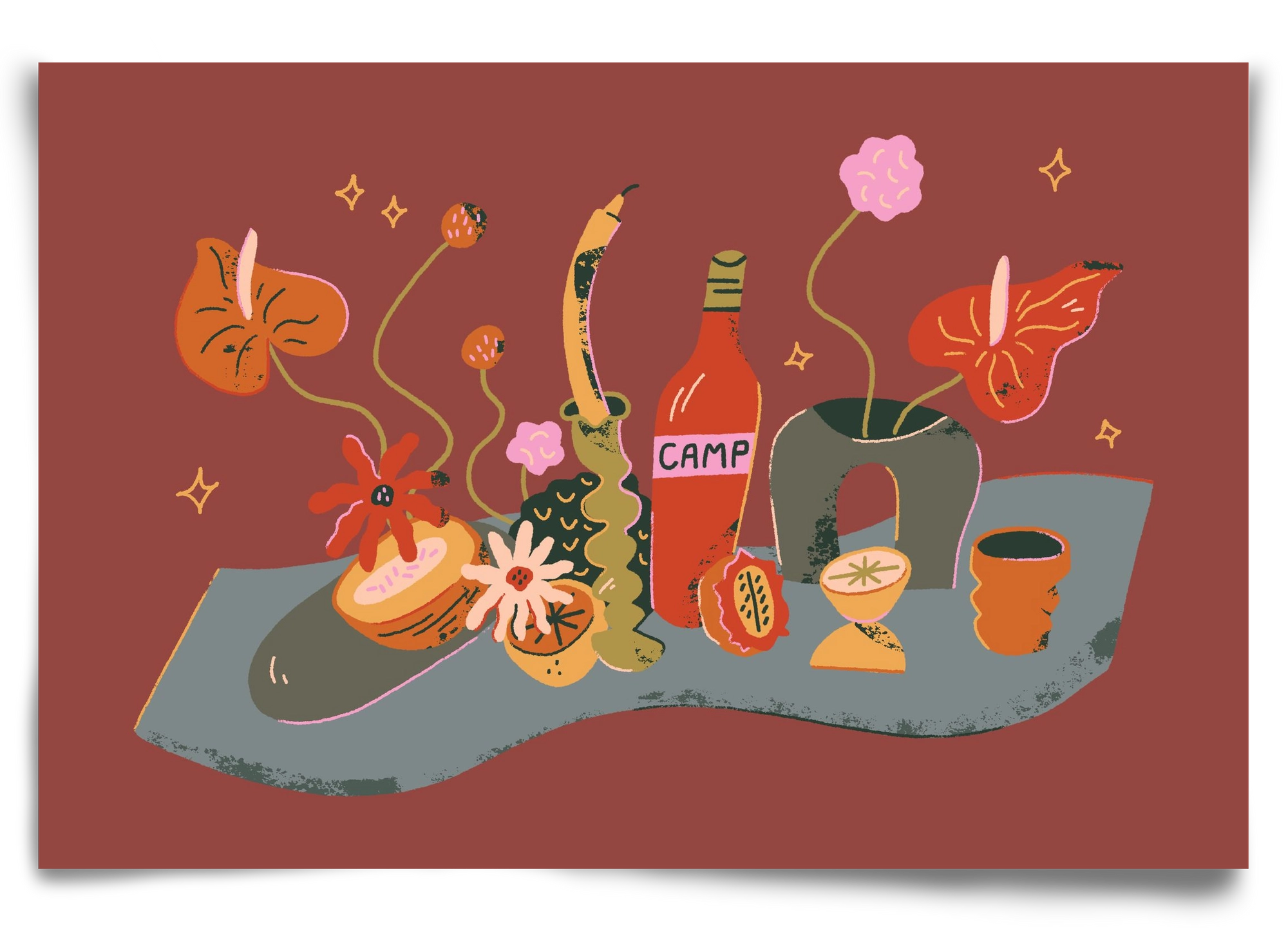 Stillife, 90x60 cm, Keret nélkül