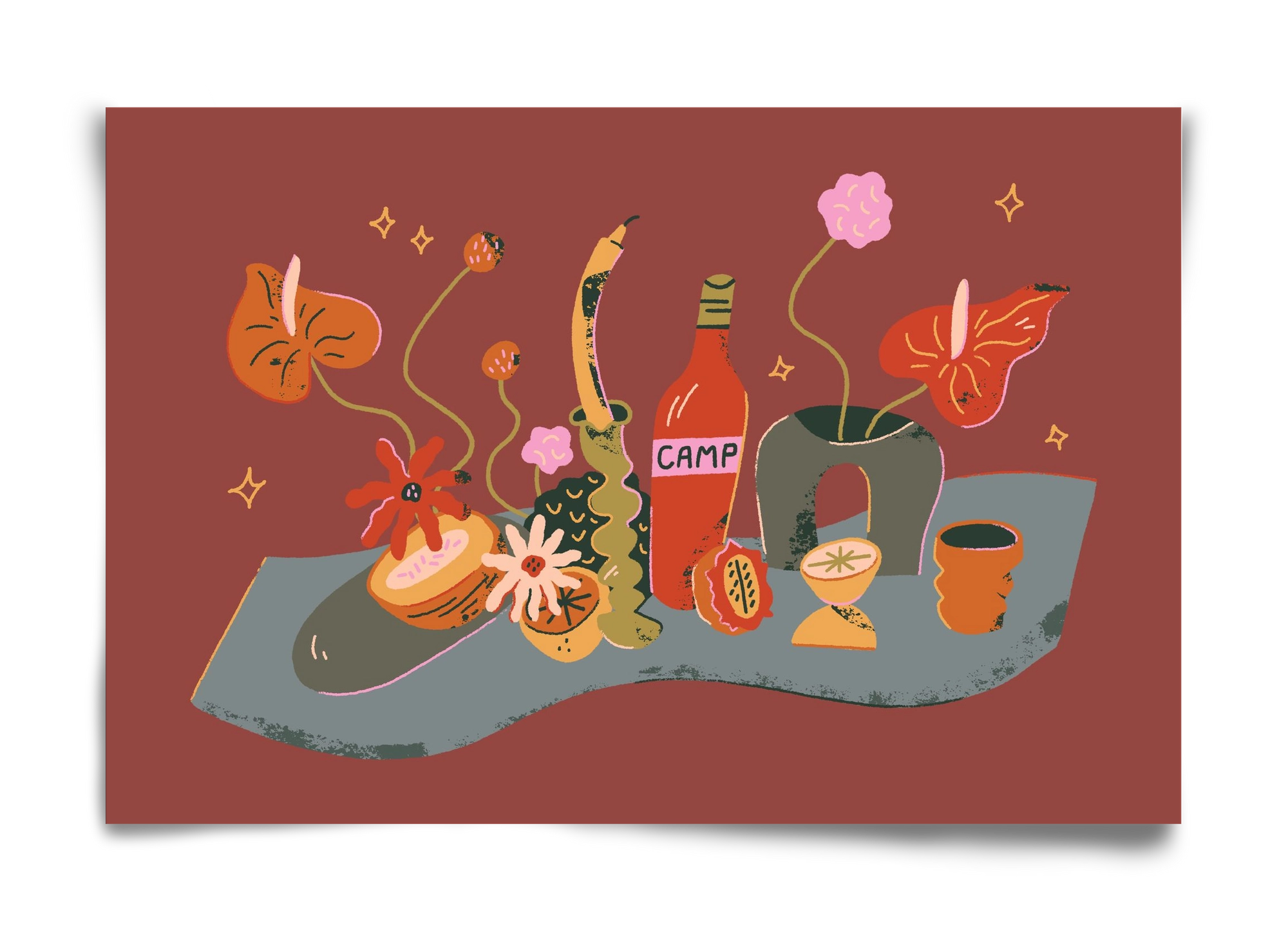 Stillife, 60x40 cm, Keret nélkül