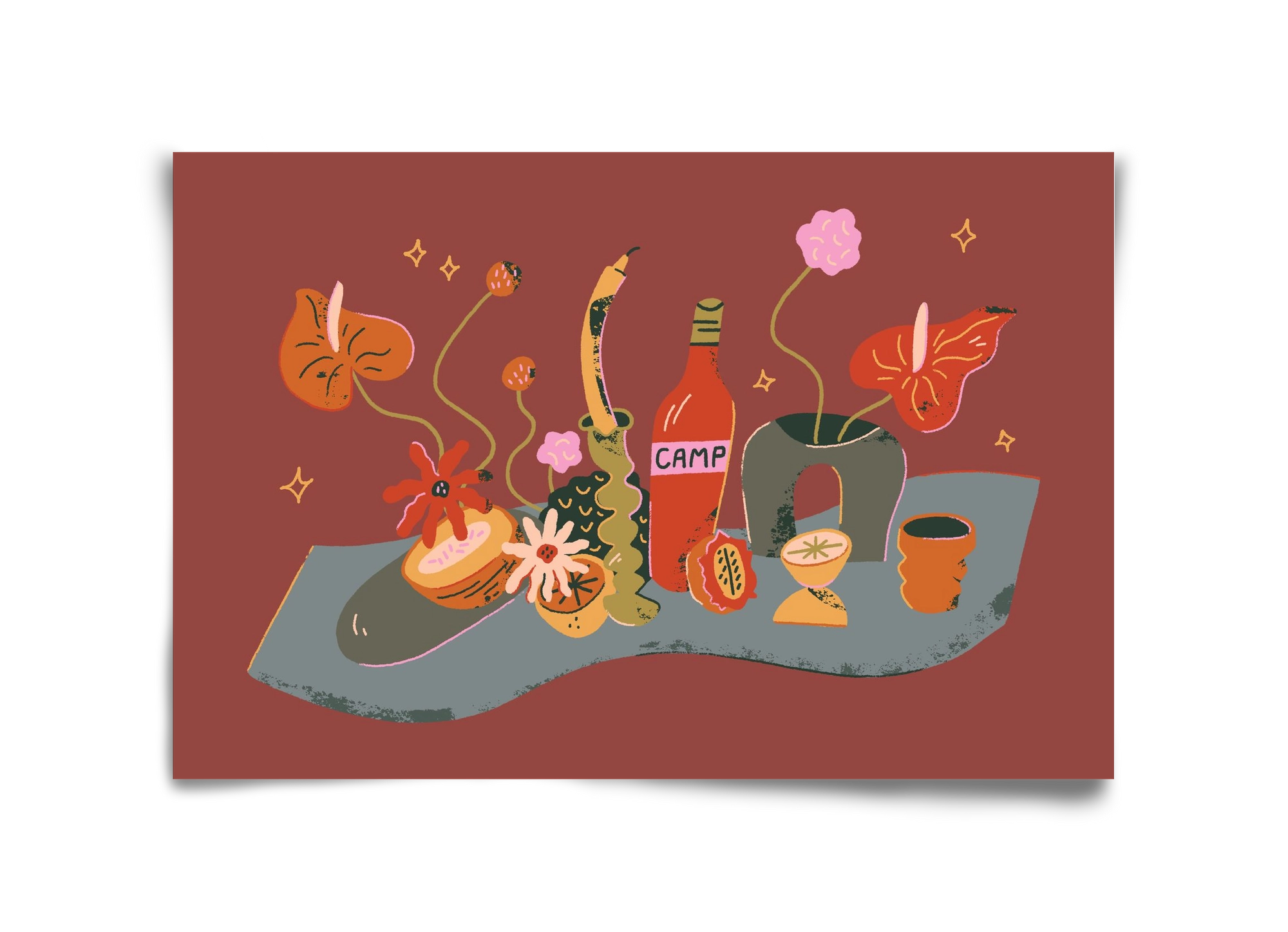 Stillife, 45x30 cm, Keret nélkül