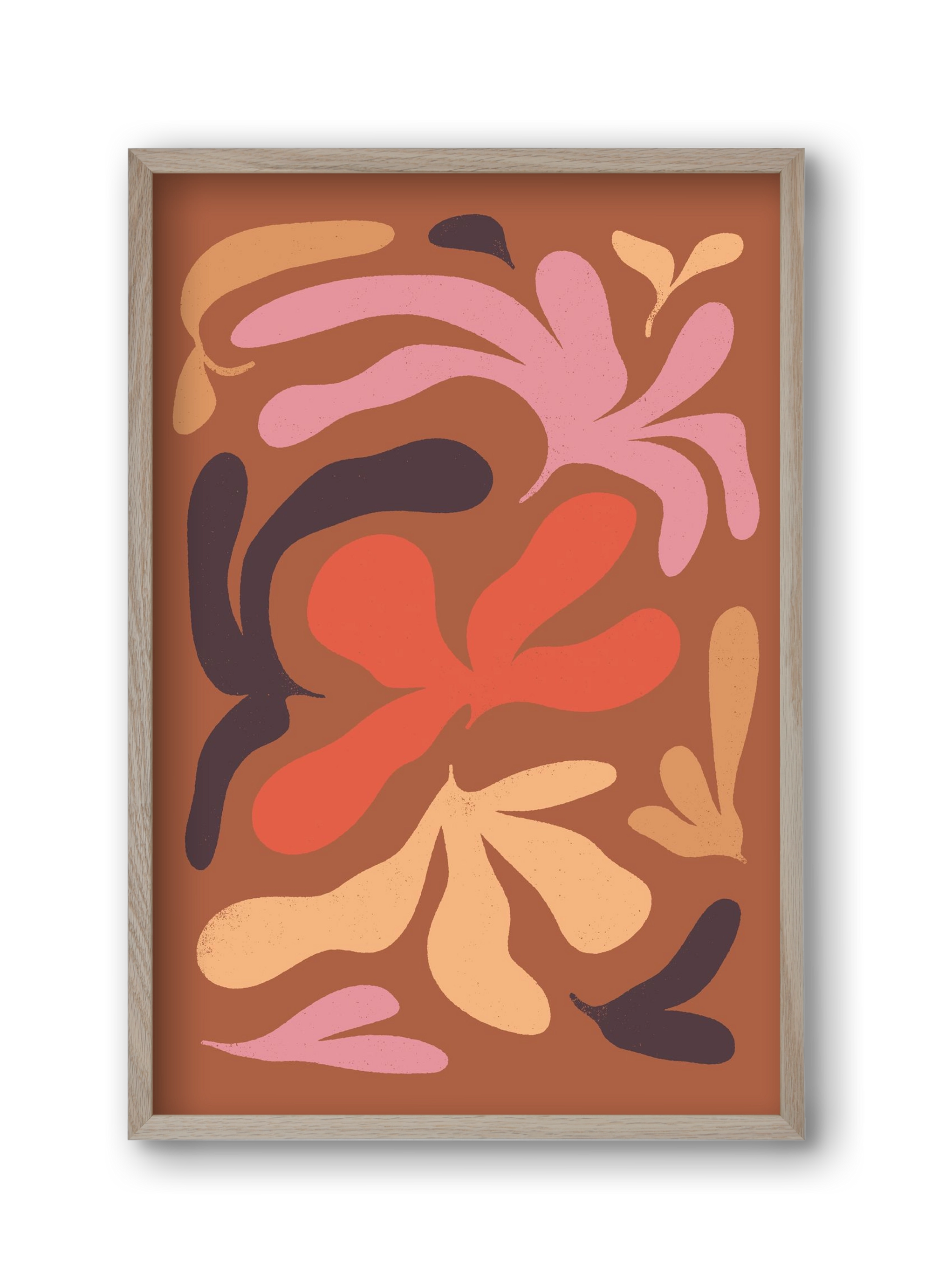 Leaves, 30x45 cm (30x45 cm), Tölgy keret