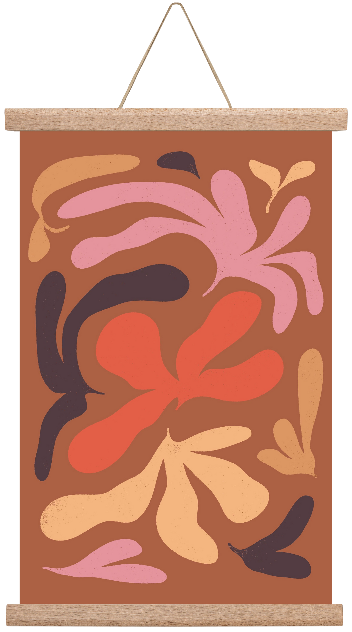 Leaves, 30x45 cm (30x45 cm), Tölgy akasztó