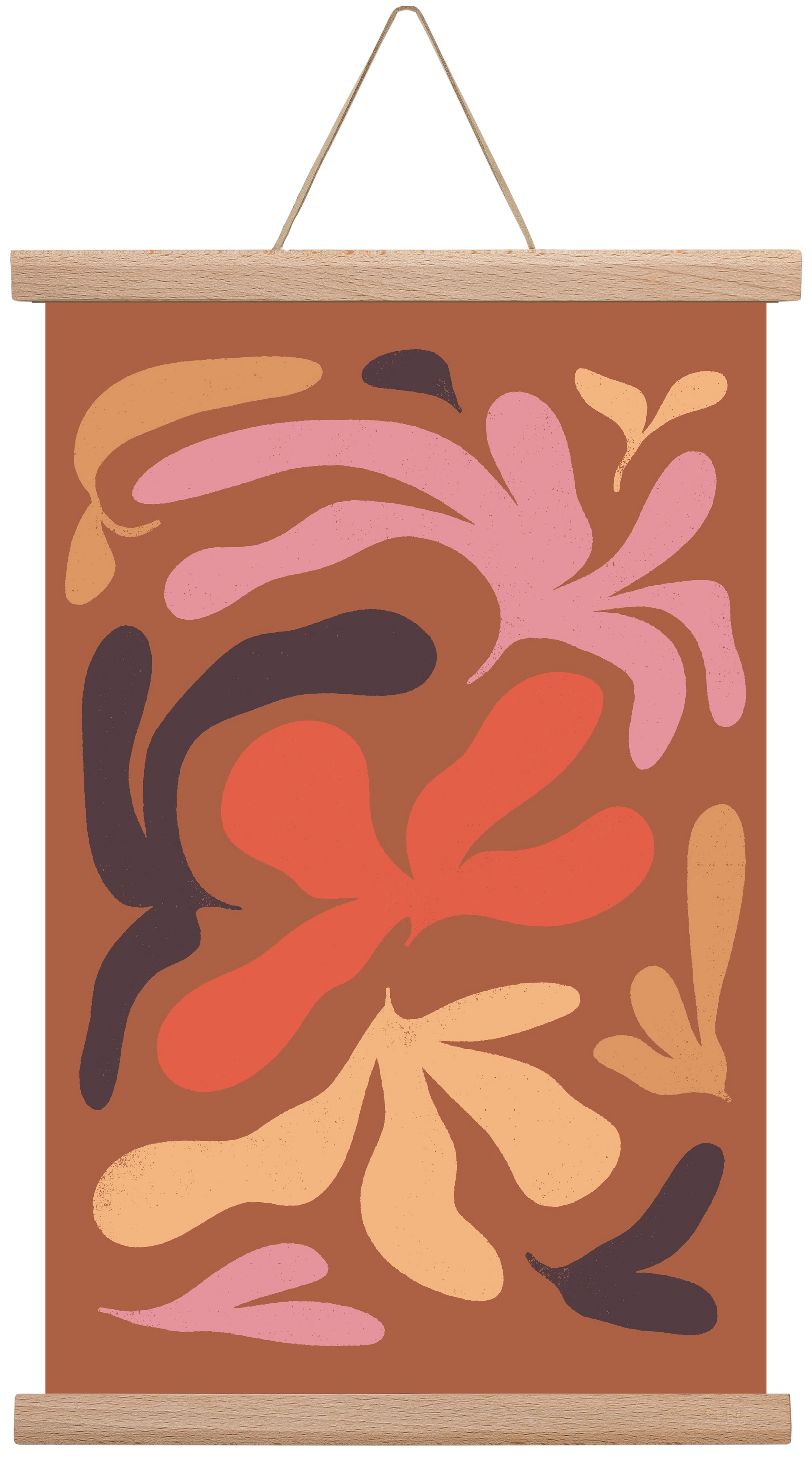 Leaves, 30x45 cm (30x45 cm), Tölgy akasztó