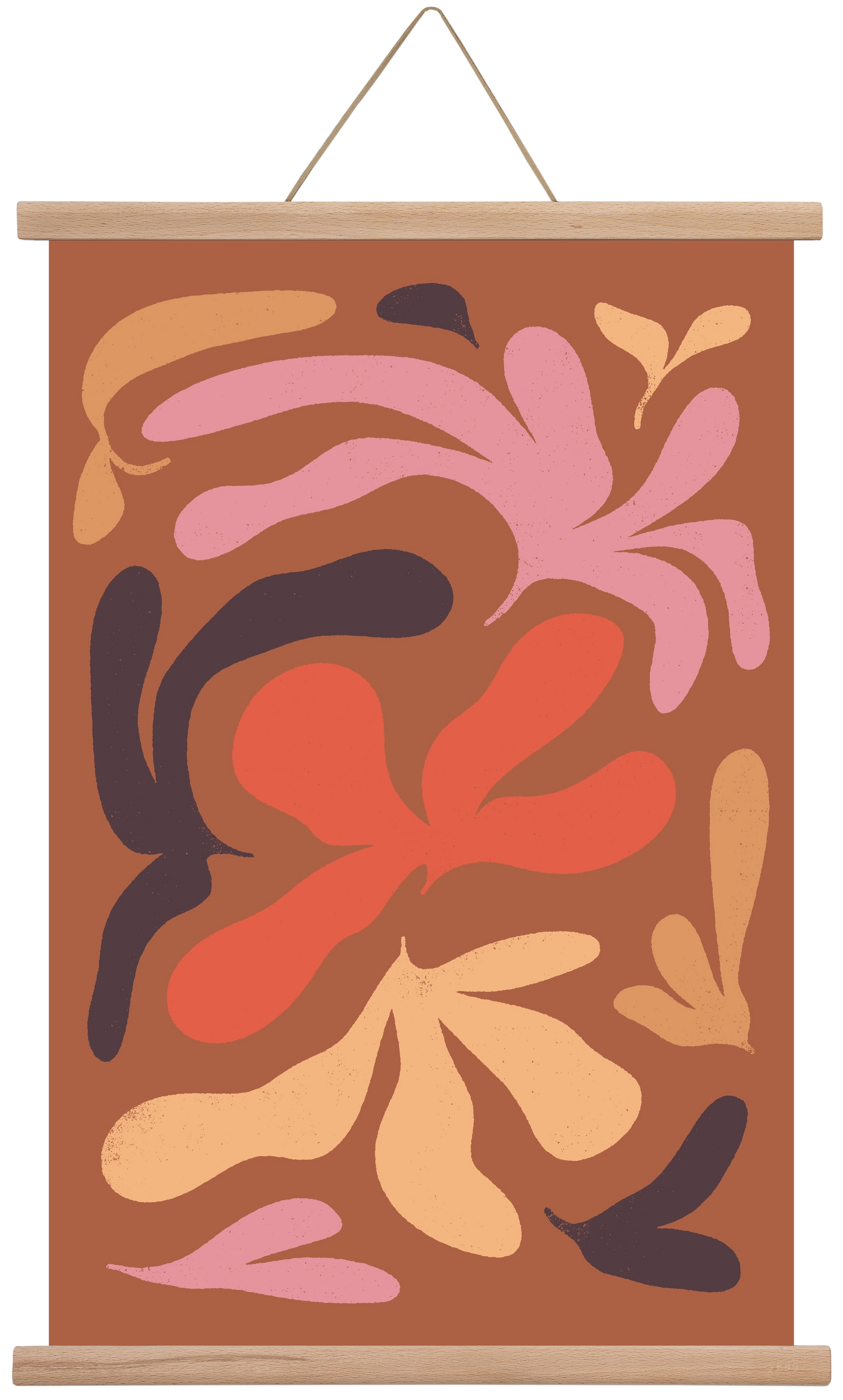 Leaves, 40x60 cm (40x60 cm), Tölgy akasztó