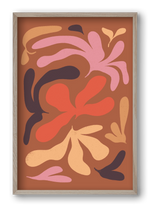 Leaves, 40x60 cm (40x60 cm), Tölgy keret