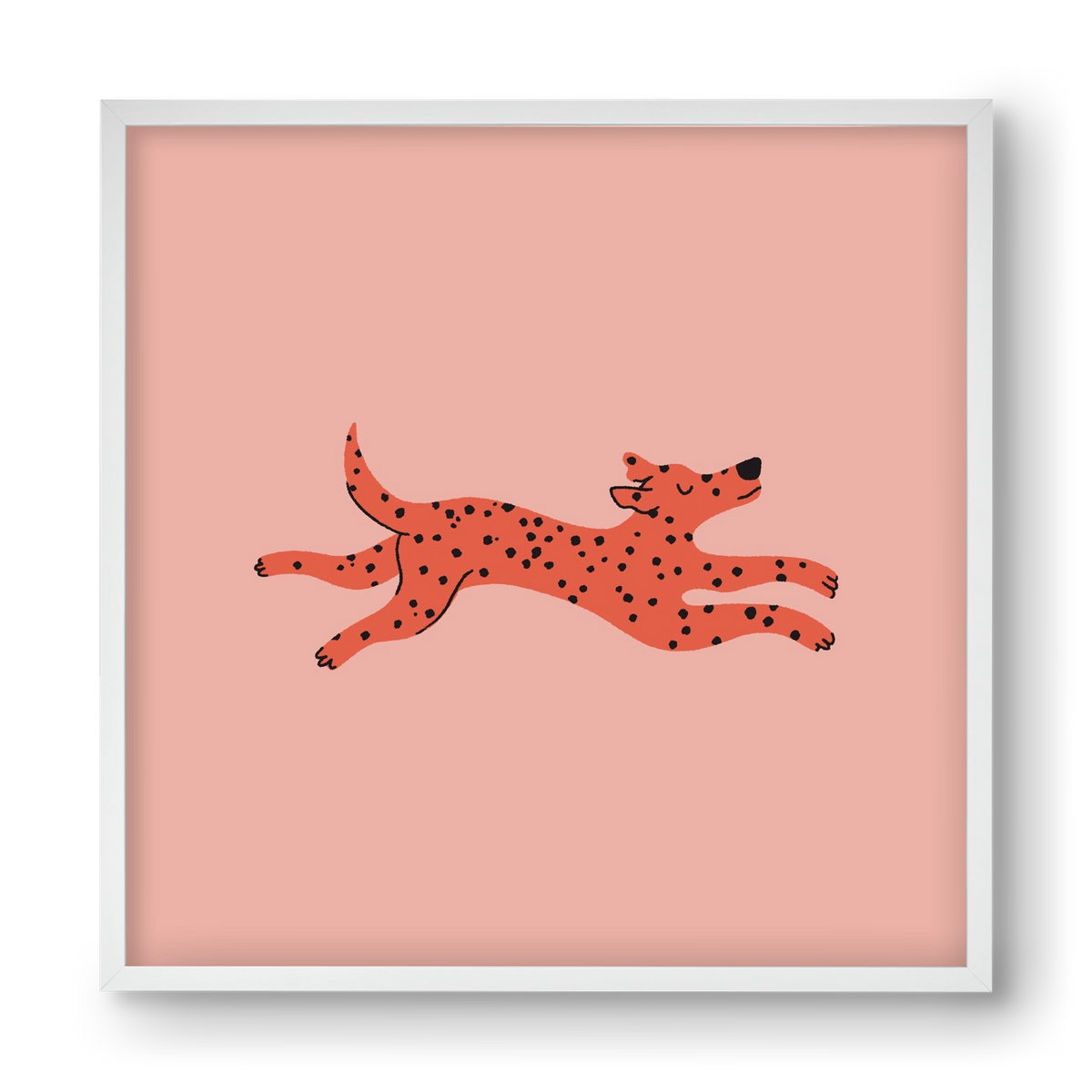 Spots, 40x40 cm (40x40 cm), Fehér keret