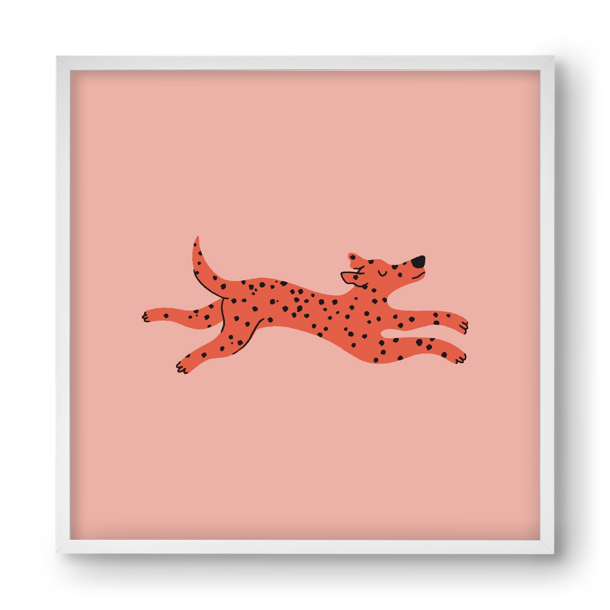 Spots, 40x40 cm (40x40 cm), Fehér keret