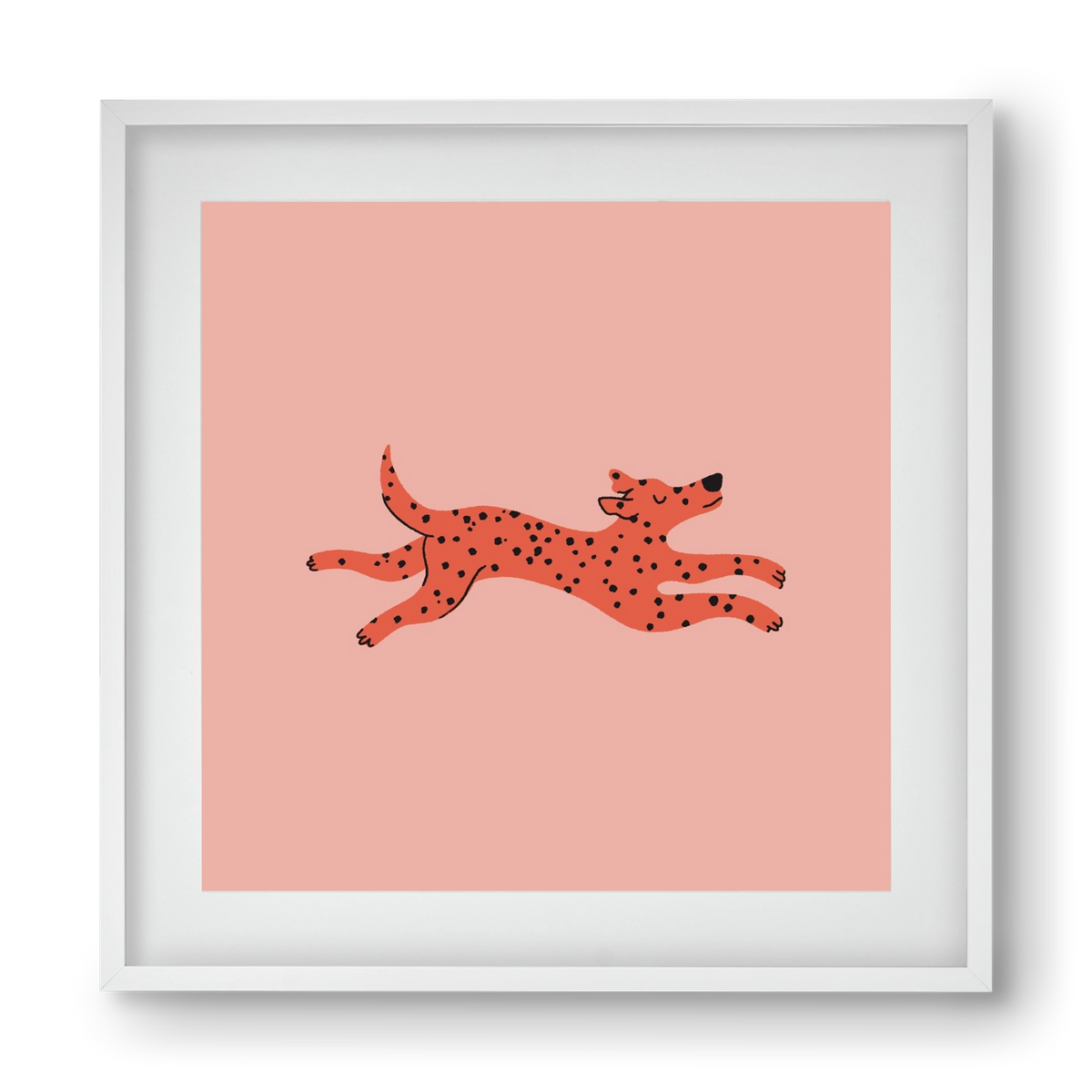 Spots, 40x40 cm (30x30 cm), Fehér keret, paszpartuval