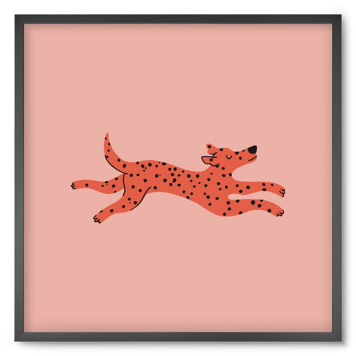 Spots, 50x50 cm (50x50 cm), Fekete keret