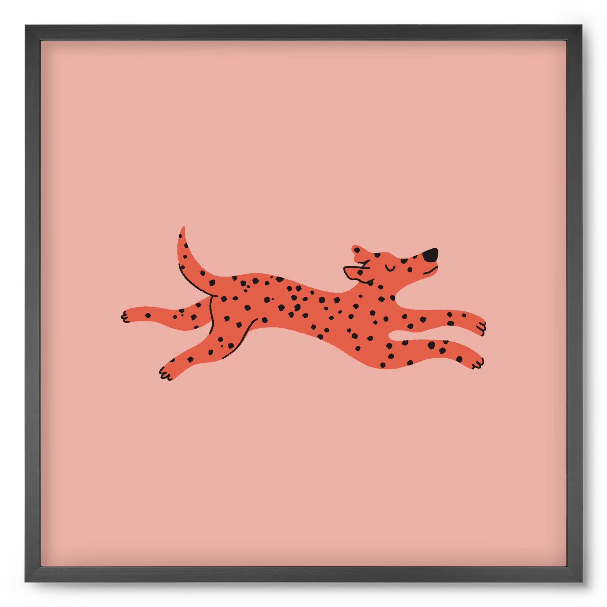 Spots, 50x50 cm (50x50 cm), Fekete keret