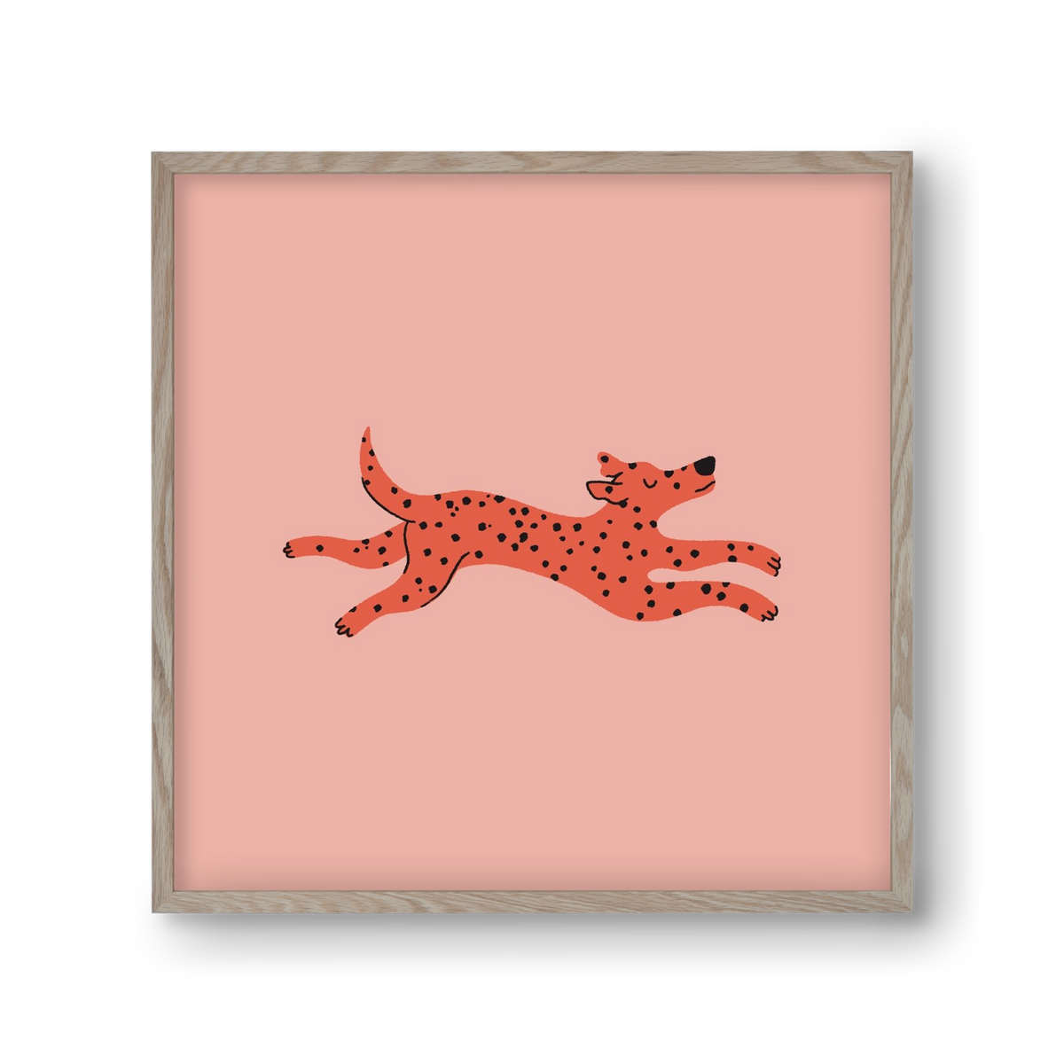 Spots, 30x30 cm (30x30 cm), Tölgy keret