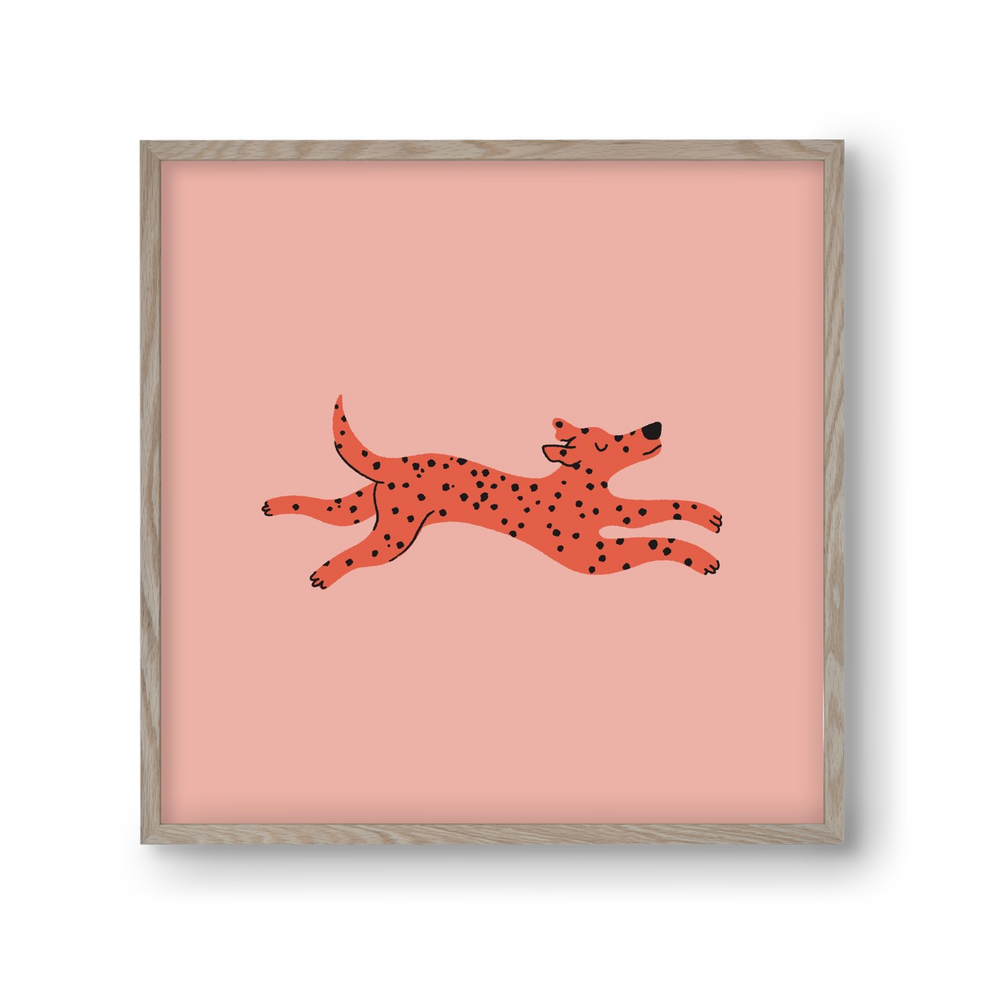 Spots, 30x30 cm (30x30 cm), Tölgy keret