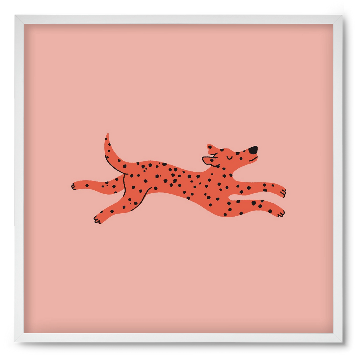 Spots, 50x50 cm (50x50 cm), Fehér keret