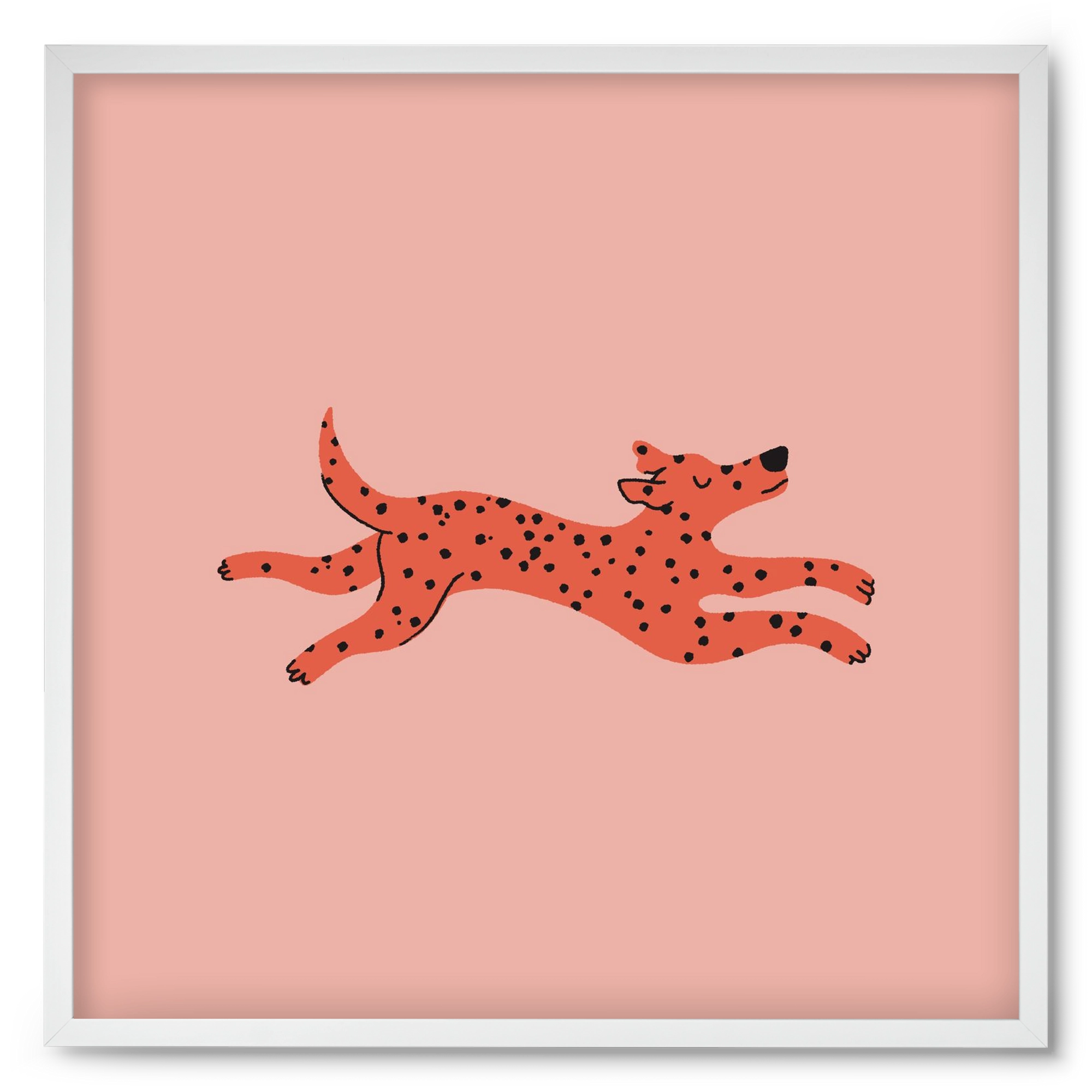 Spots, 50x50 cm (50x50 cm), Fehér keret