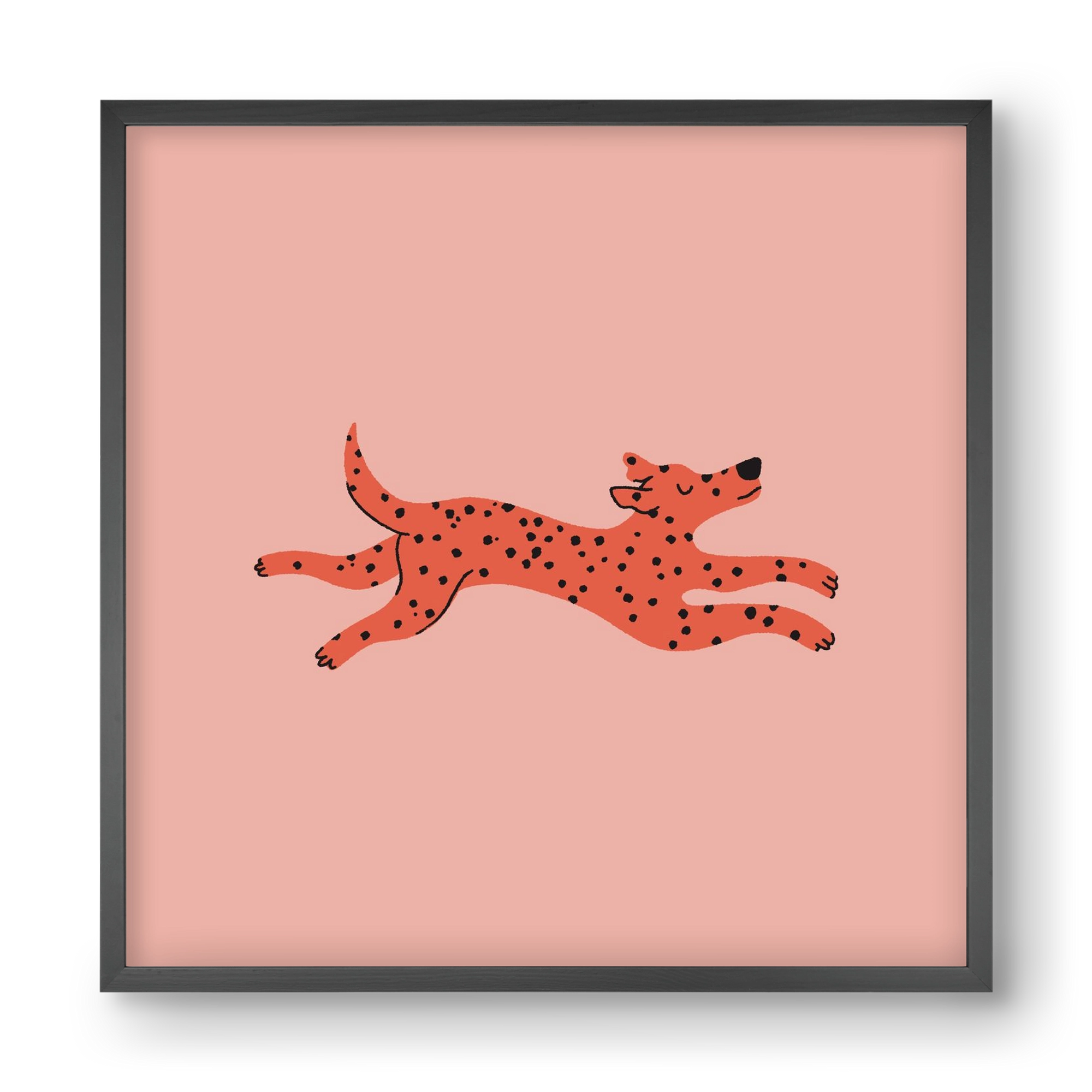 Spots, 40x40 cm (40x40 cm), Fekete keret